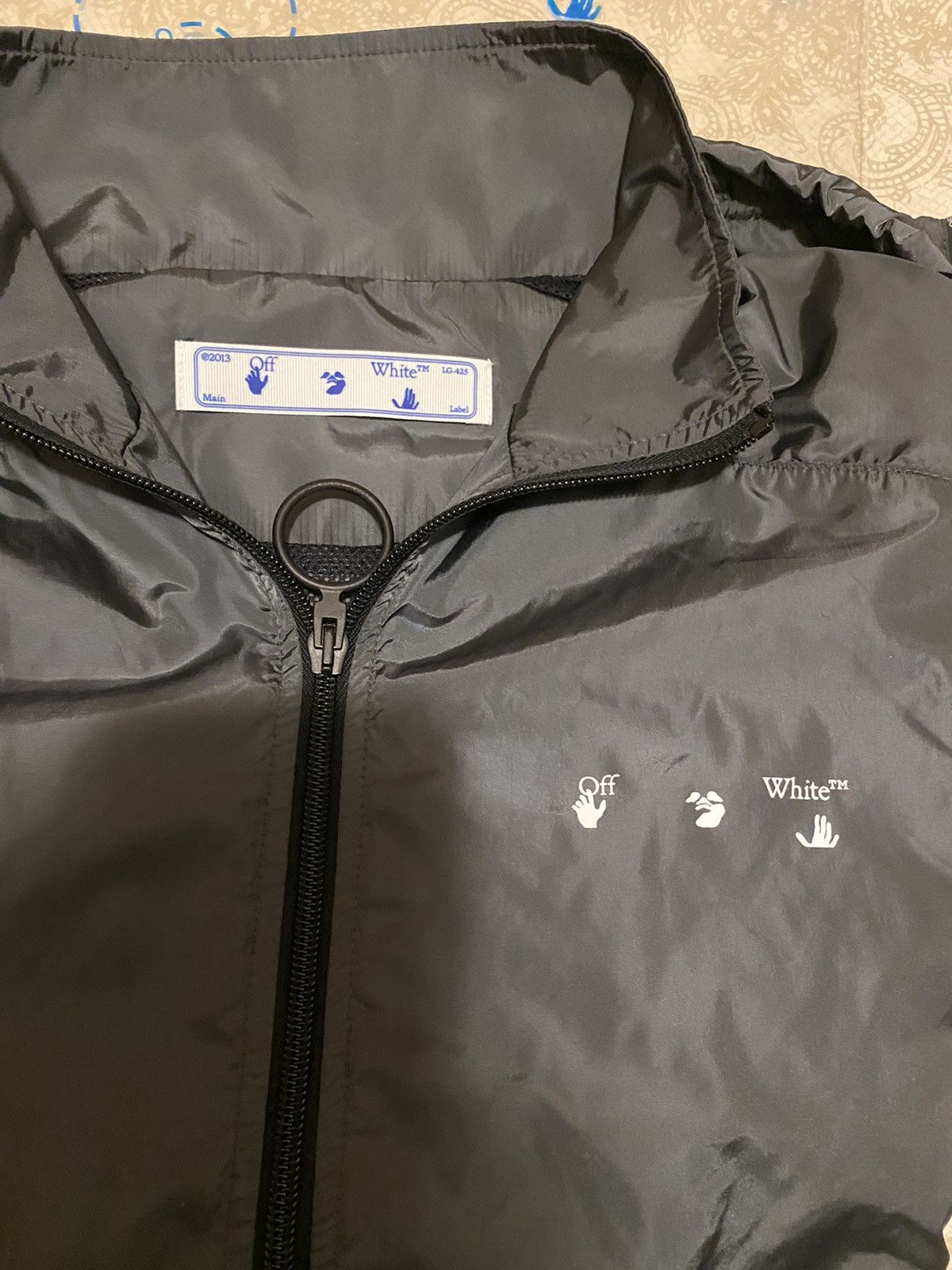 Off-White OFF-WHITE Diagonal Grey Track Jacket Size US M / EU 48-50 / 2 - 8 Thumbnail