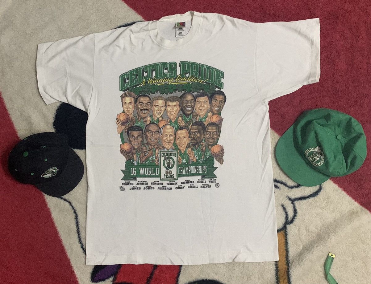 NBA × Vintage Vintage Celtic Boston shirt Size US XL / EU 56 / 4 - 1 Thumbnail