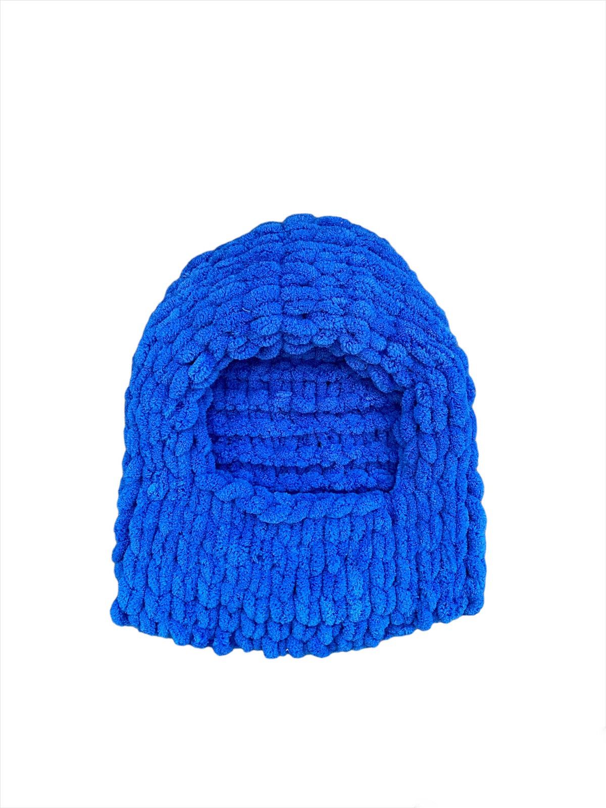 Handmade Handmade Knitted Balaclava Ski Mask Bunny Teddy Bear Style Size ONE SIZE - 3 Thumbnail