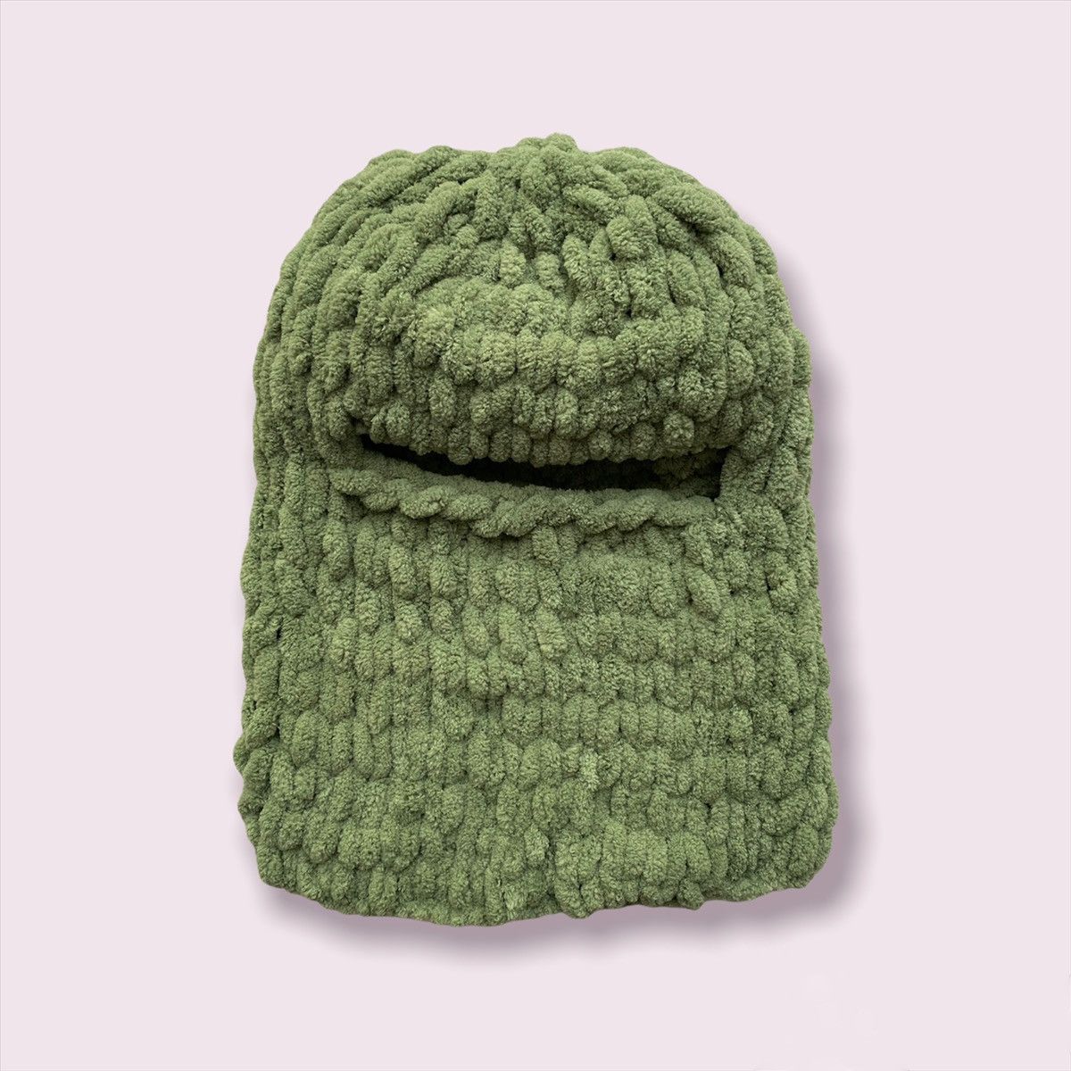 Handmade × Japanese Brand Handmade Knitted Balaclava Ski Mask Bunny Rabbit Style Size ONE SIZE - 2 Thumbnail