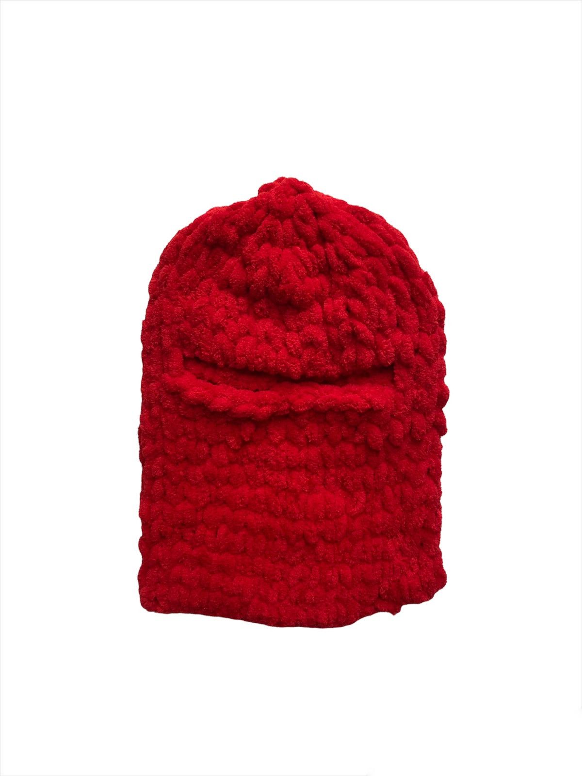 Handmade × Japanese Brand Handmade Fluffy Knitted Balaclava Bunny Teddy Bear Style Size ONE SIZE - 2 Thumbnail