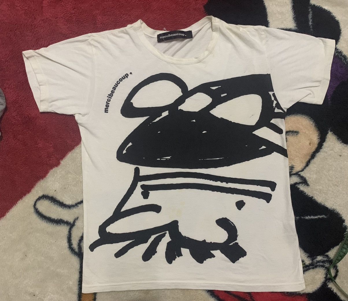 Issey Miyake × Japanese Brand × mercibeaucoup 90s ISSEY MIYAKE NE-NET TSHIRT BIG PRINT Size US S / EU 44-46 / 1 - 1 Thumbnail