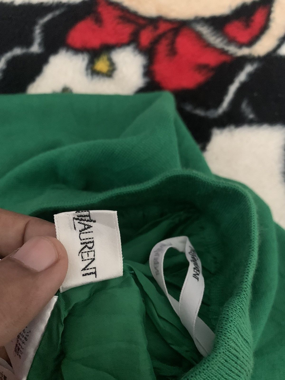 Vintage × Yves Saint Laurent Vintage rare yves saint laurent skirt green colour Size 26" / US 2 / IT 38 - 5 Thumbnail