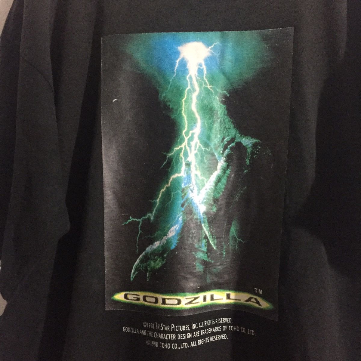 Vintage Rare vintage movie Godzilla 1998 faded Size US L / EU 52-54 / 3 - 3 Thumbnail