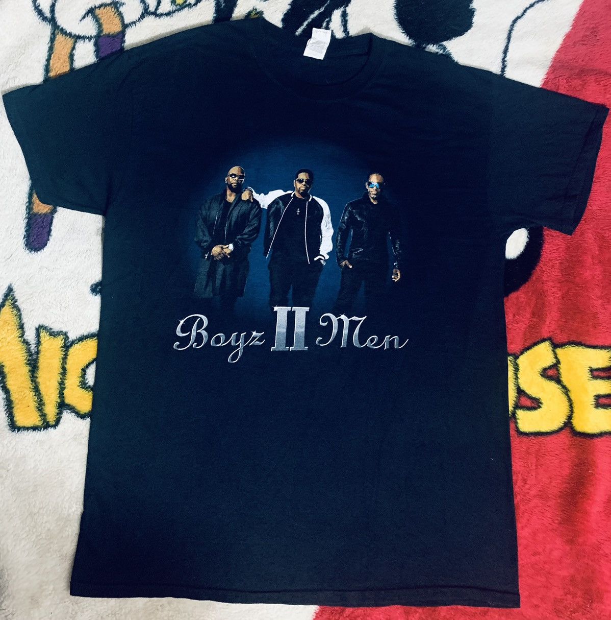 Band Tees × Rap Tees VINTAGE Y2K BOYZ 2 MEN TOUR TSHIRT RARE Size US L / EU 52-54 / 3 - 2 Thumbnail