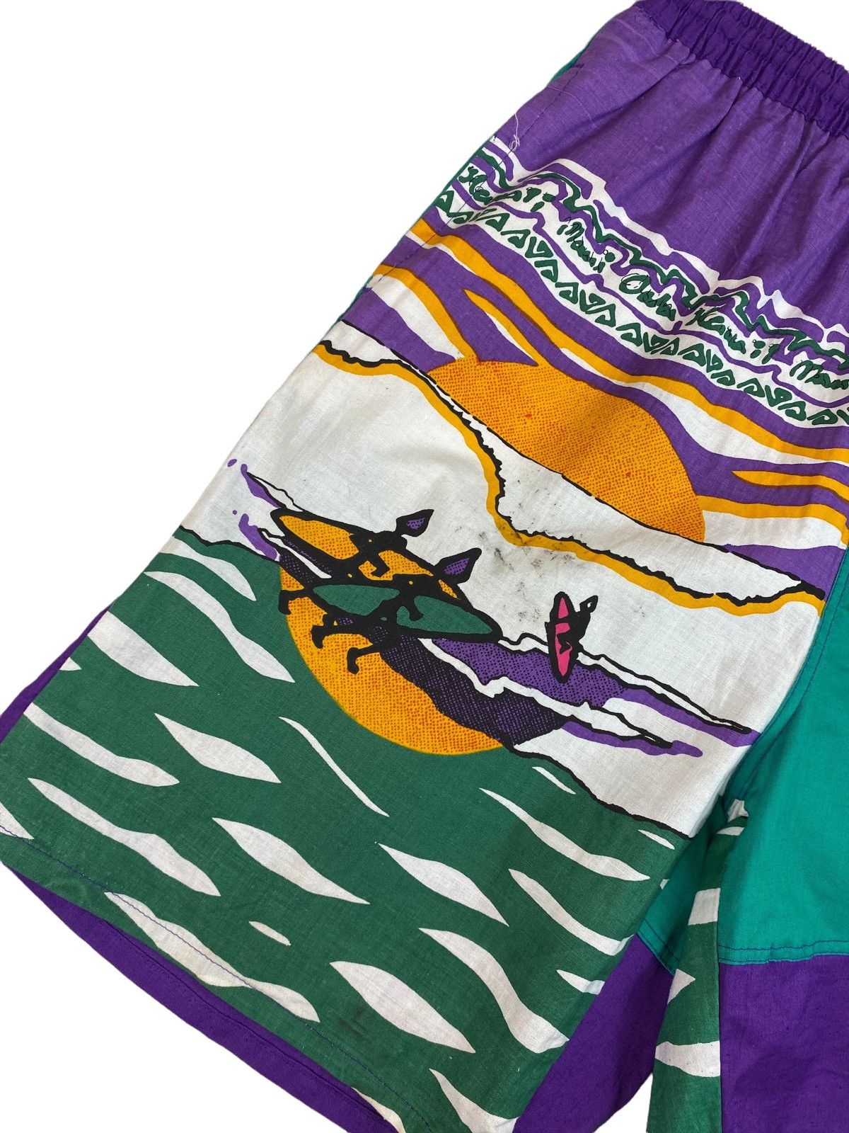 Vintage Mens Vintage Hawaii Surfing Crazy Shorts Size L Size US 34 / EU 50 - 6 Thumbnail