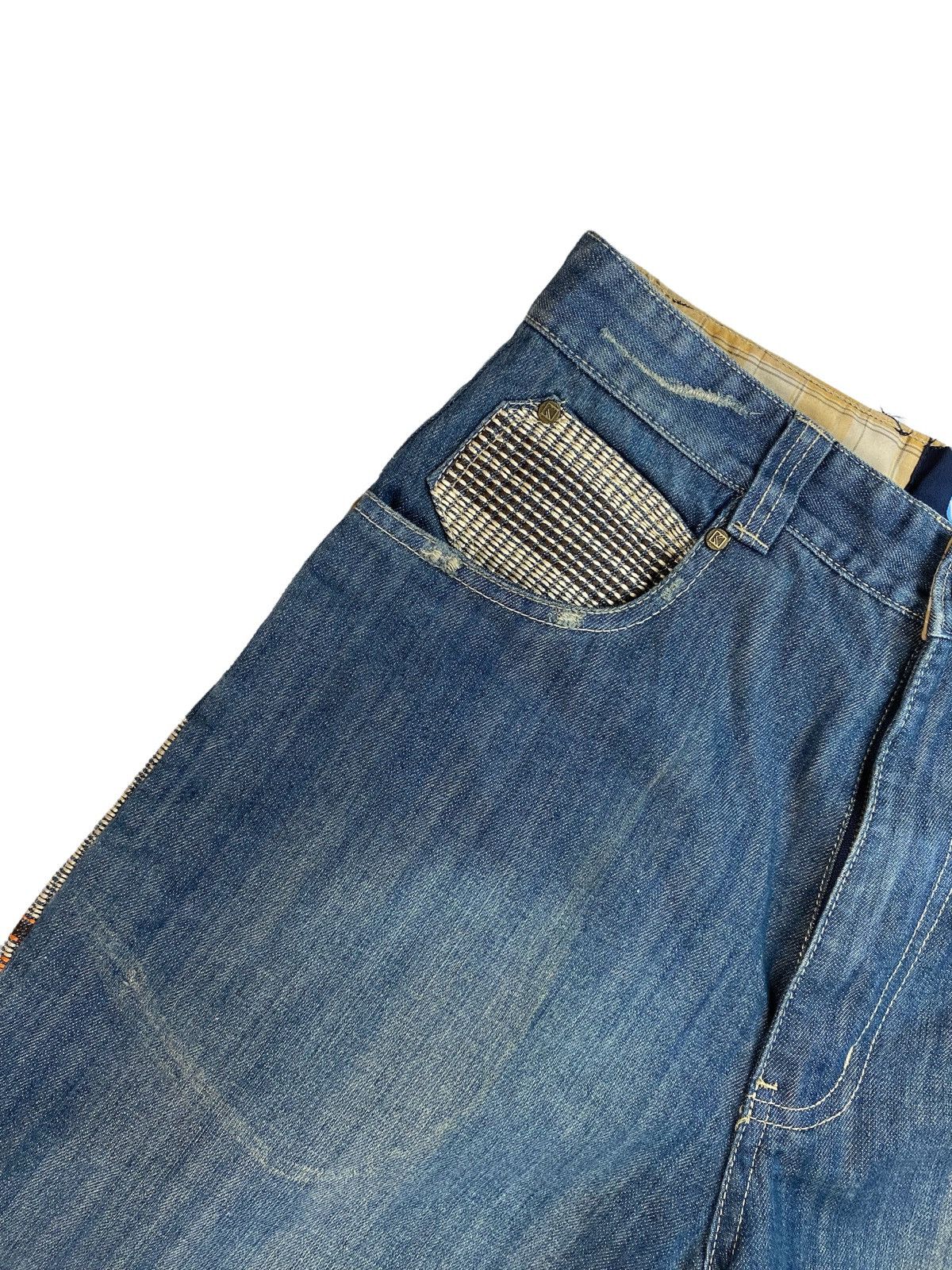 Karl Kani × Vintage Vintage Karl Kani Oldschool Rap Denim Shorts Size US 30 / EU 46 - 7 Thumbnail