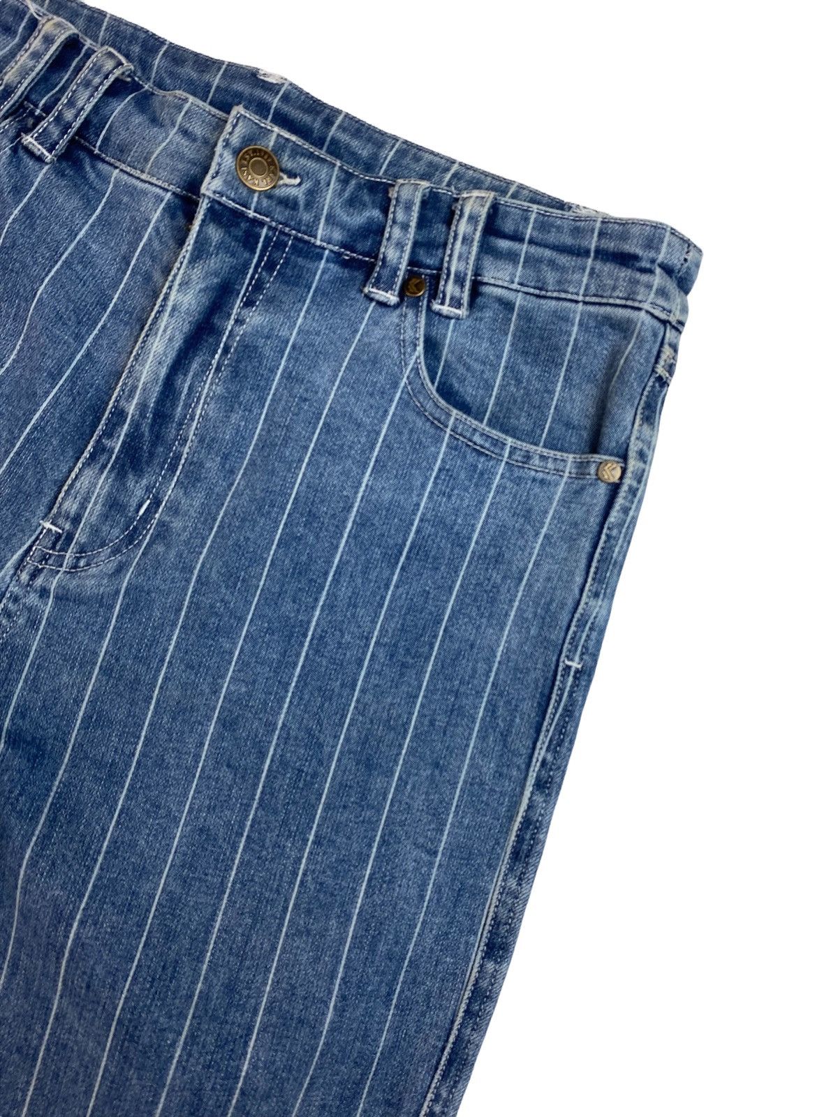Karl Kani × Vintage Vintage Karl Kani Oldschool Rap Denim Shorts Size US 31 - 6 Thumbnail