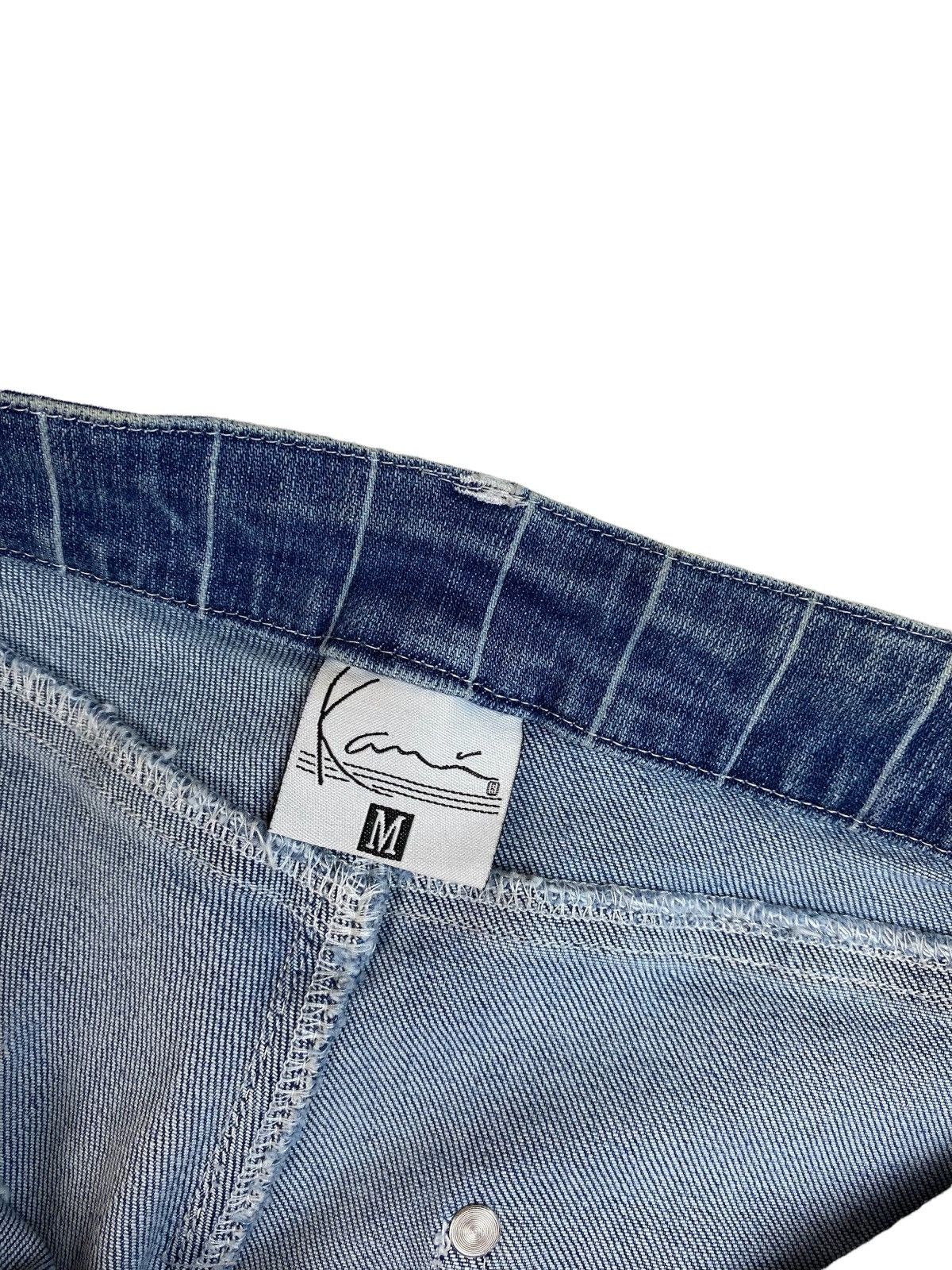 Karl Kani × Vintage Vintage Karl Kani Oldschool Rap Denim Shorts Size US 31 - 8 Thumbnail