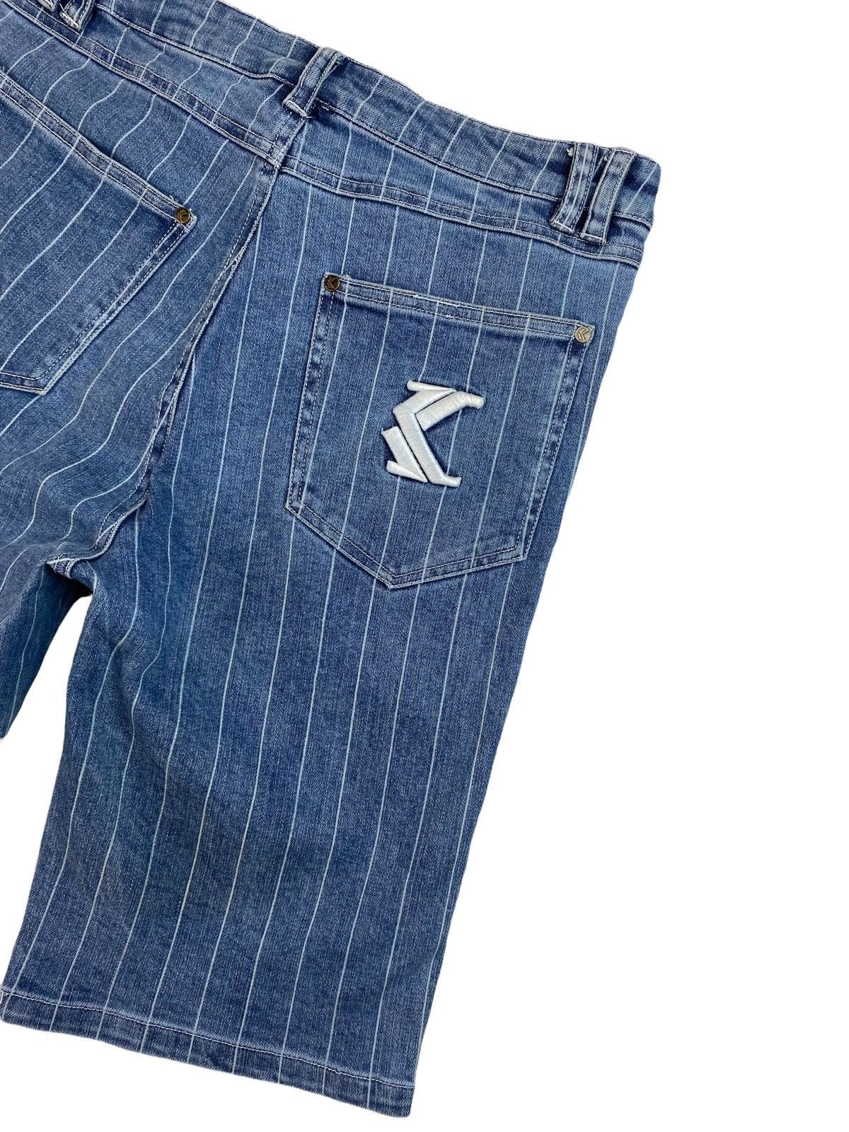 Karl Kani × Vintage Vintage Karl Kani Oldschool Rap Denim Shorts Size US 31 - 2 Thumbnail