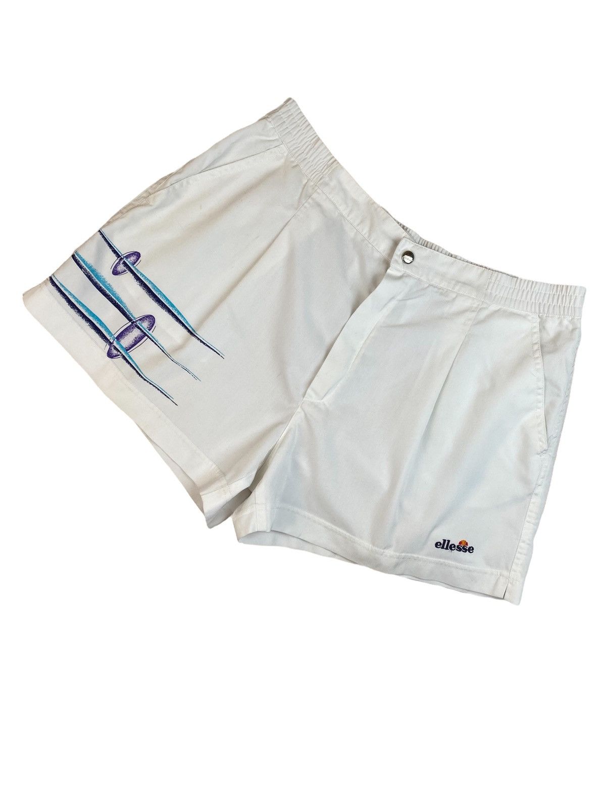 Ellesse × Vintage Vintage Ellesse Streetwear Shorts Size L Size US 34 / EU 50 - 1 Thumbnail