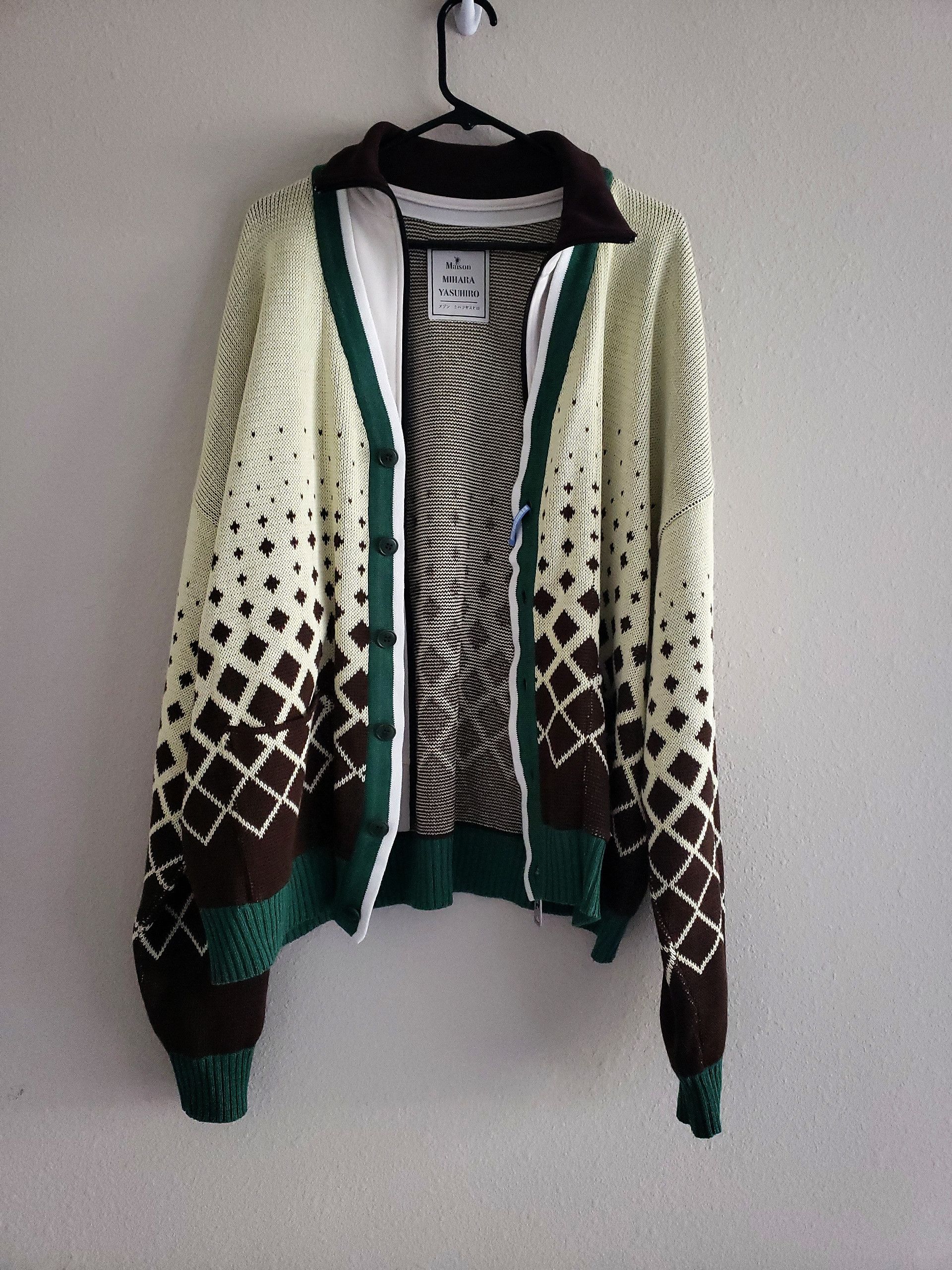 Maison MIHARA YASUHIRO Asymmetrical Layered cardigan Size US M / EU 48-50 / 2 - 3 Thumbnail