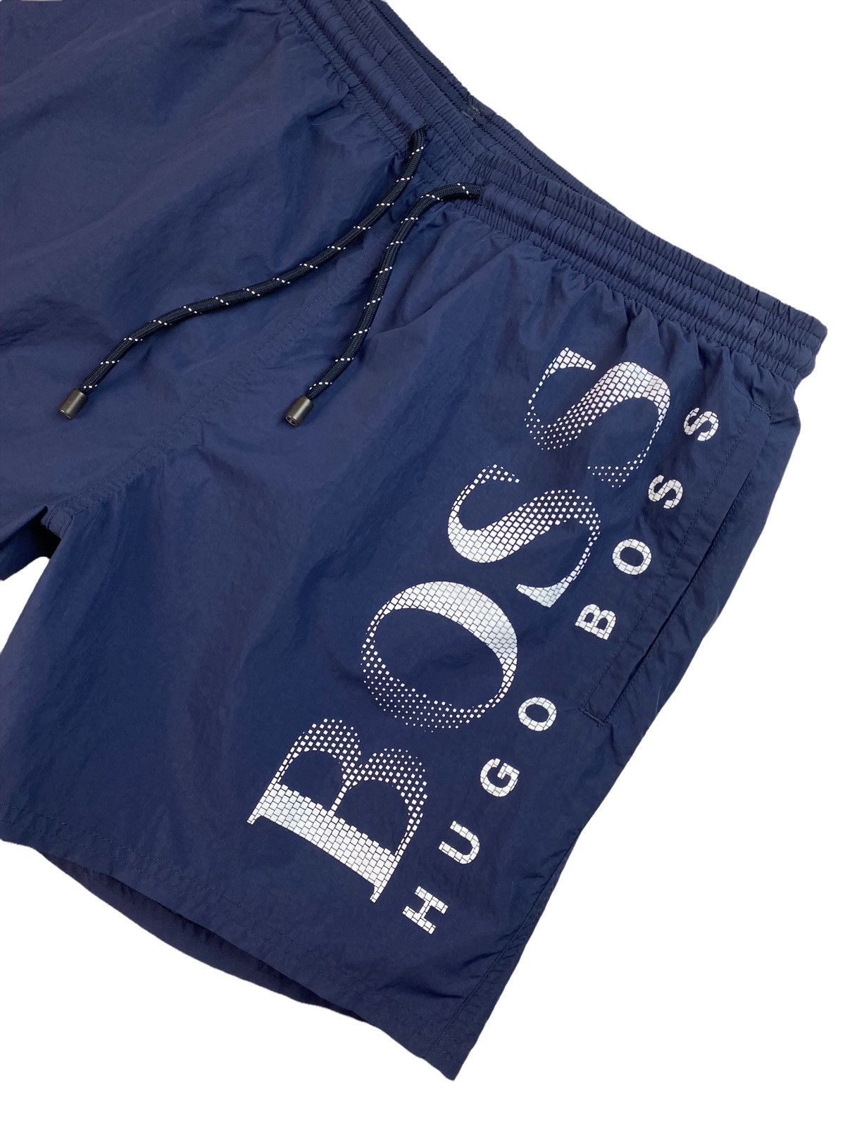 Hugo Boss Hugo Boss Nylon Big Logo Shorts Size US 33 - 3 Thumbnail