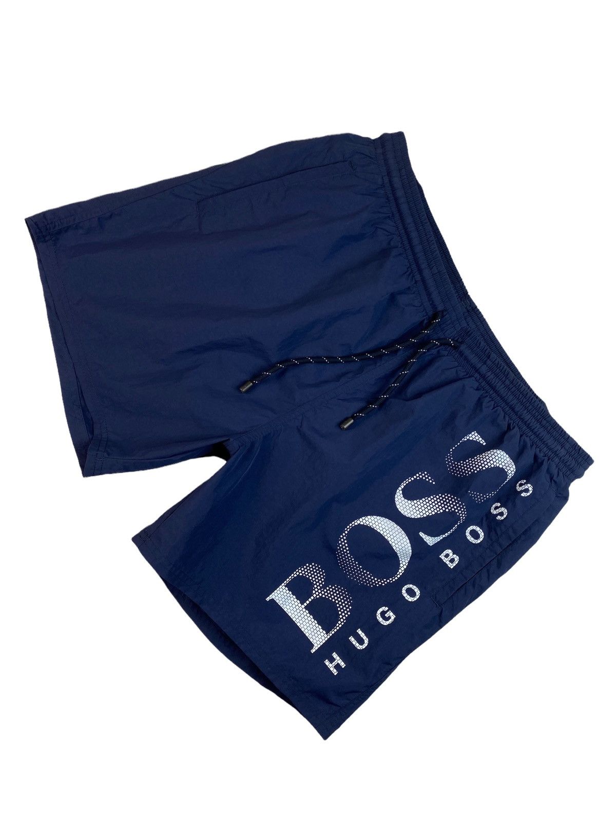 Hugo Boss Hugo Boss Nylon Big Logo Shorts Size US 33 - 2 Thumbnail