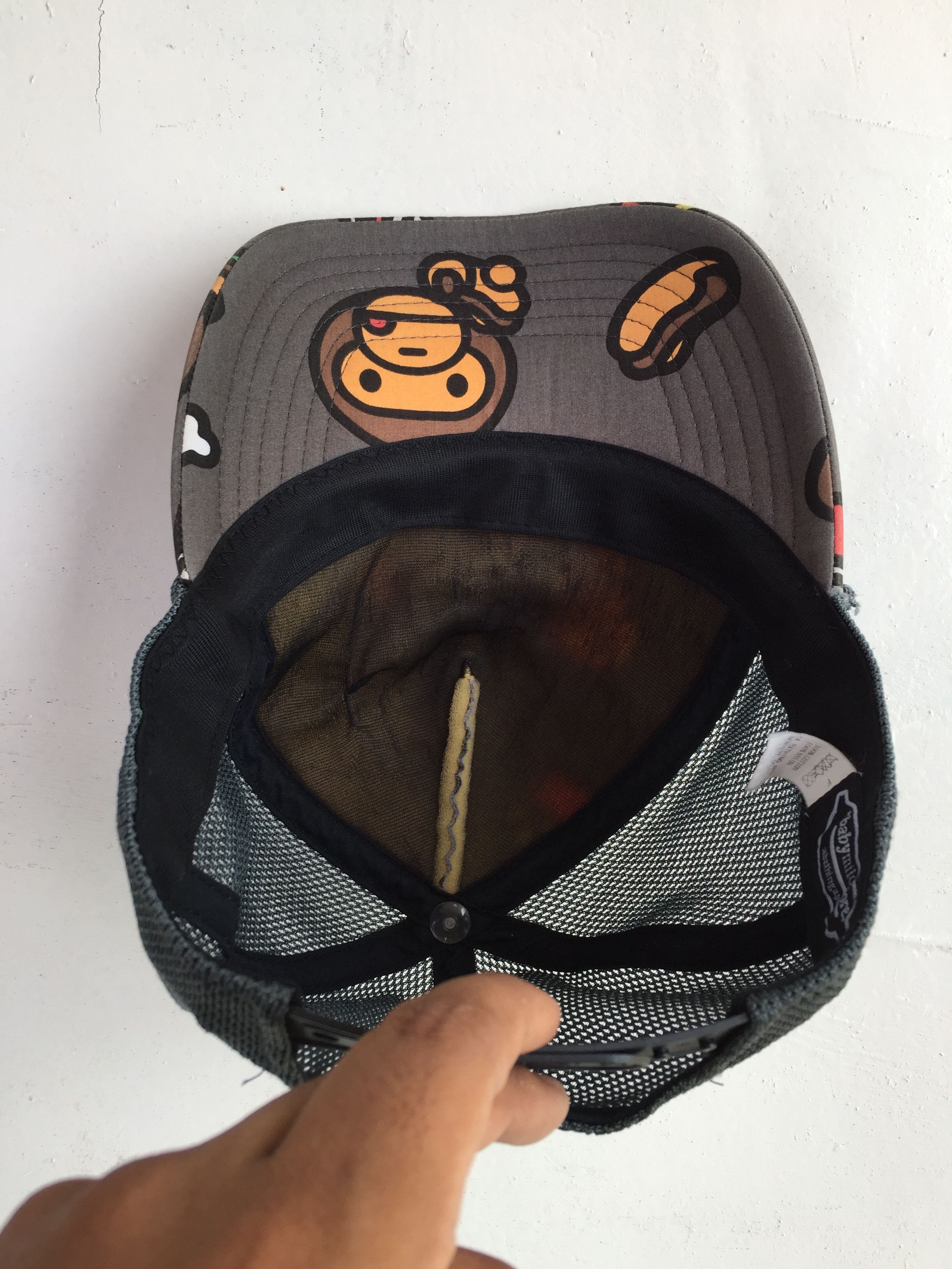 Bape BABY MILO JUNK FOOD MESH CAP Size ONE SIZE - 12 Thumbnail