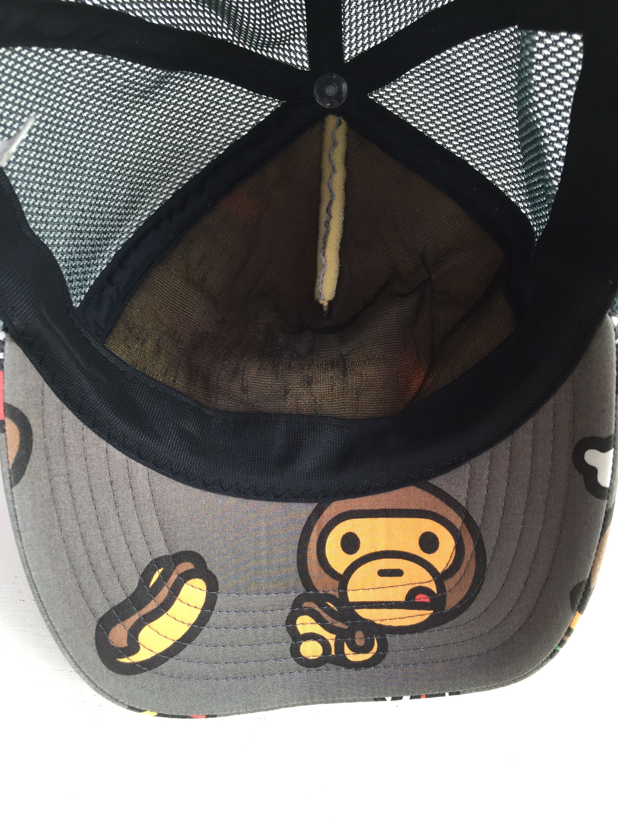 Bape BABY MILO JUNK FOOD MESH CAP Size ONE SIZE - 13 Thumbnail