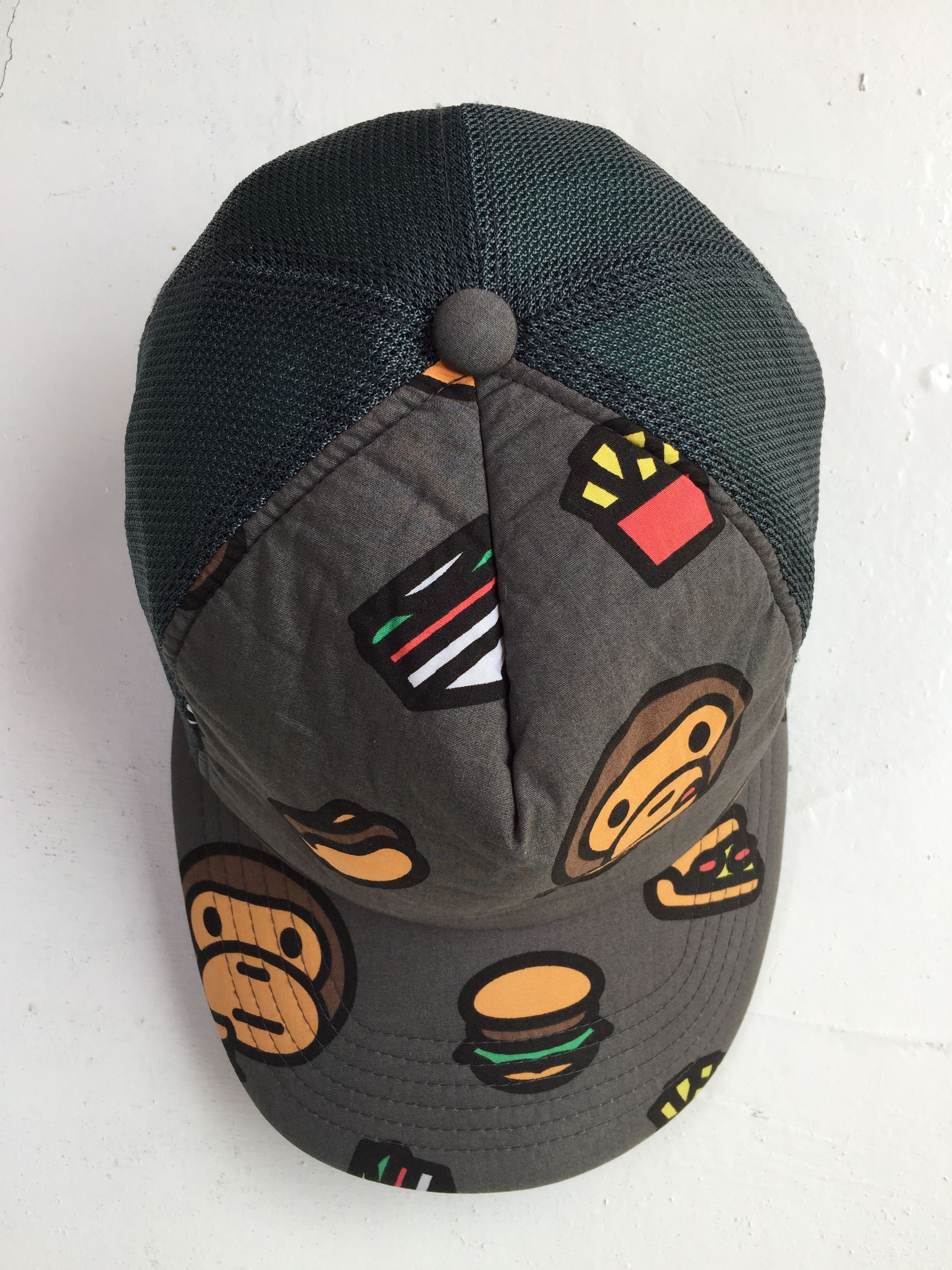 Bape BABY MILO JUNK FOOD MESH CAP Size ONE SIZE - 2 Thumbnail