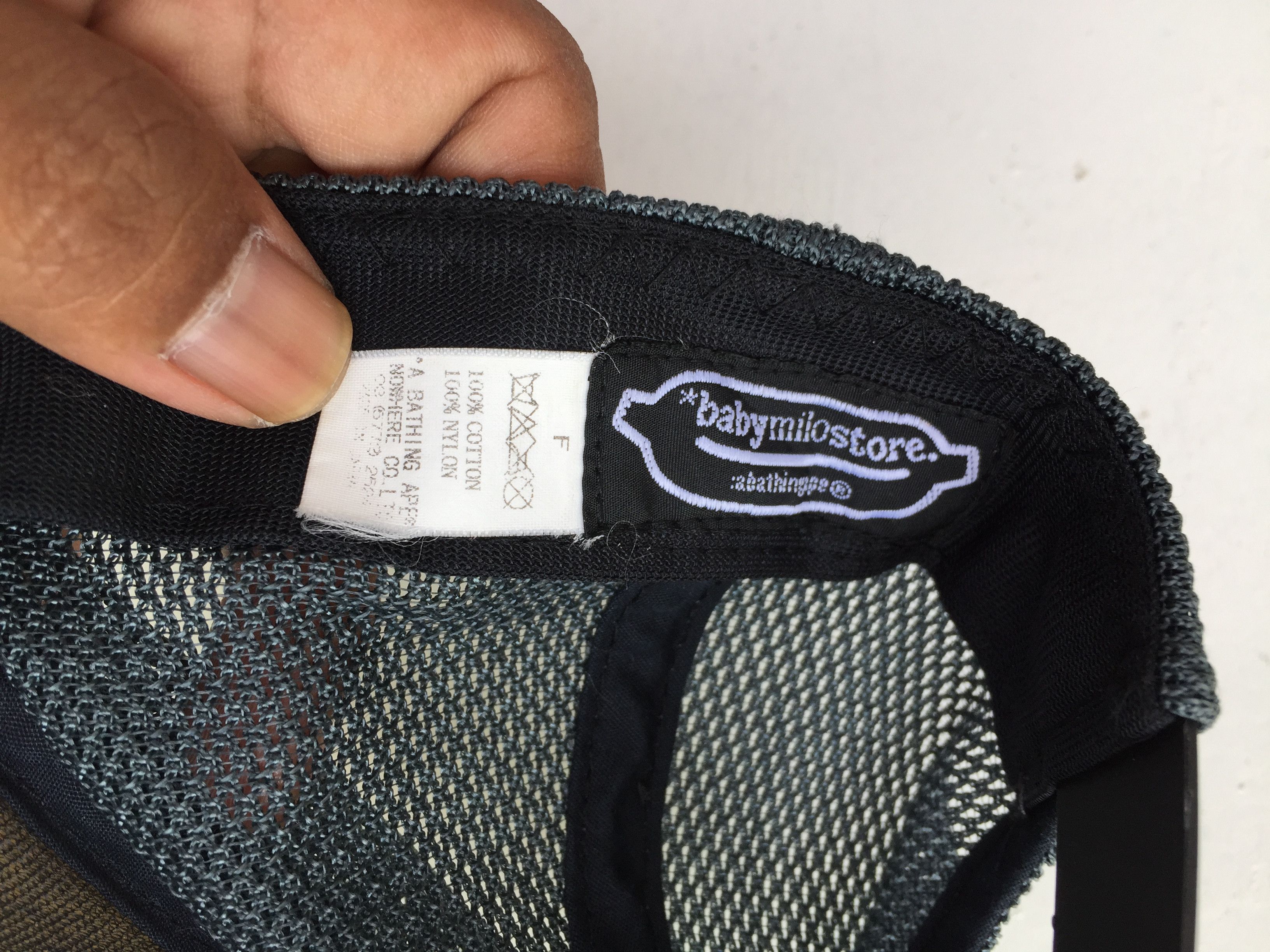 Bape BABY MILO JUNK FOOD MESH CAP Size ONE SIZE - 10 Thumbnail