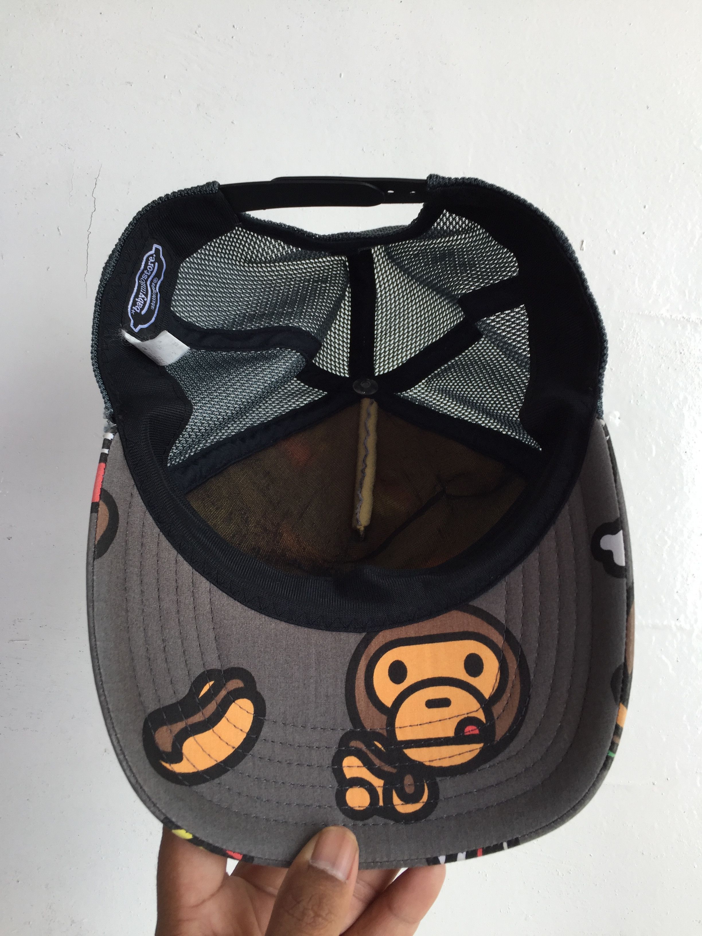 Bape BABY MILO JUNK FOOD MESH CAP Size ONE SIZE - 4 Thumbnail