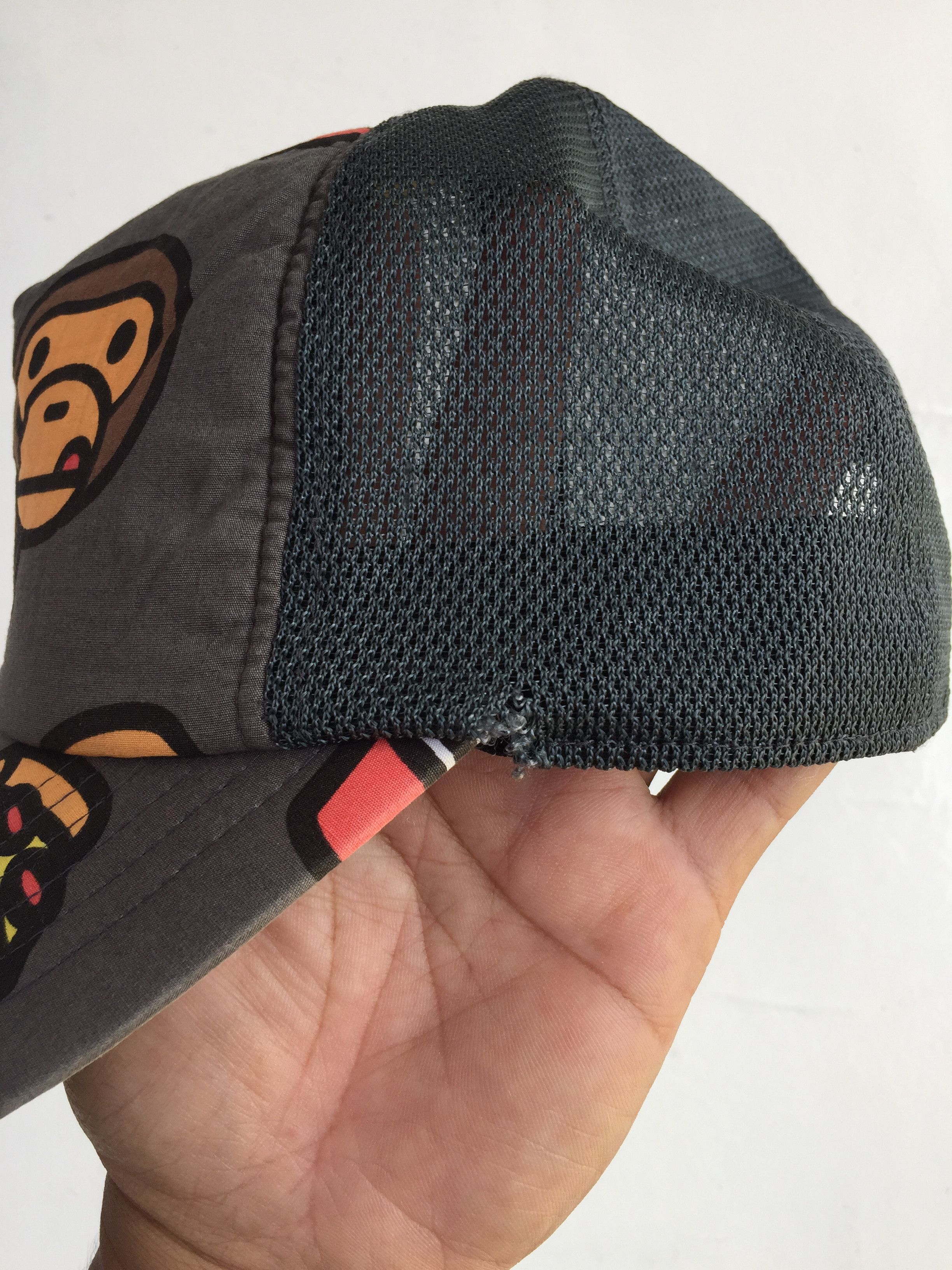 Bape BABY MILO JUNK FOOD MESH CAP Size ONE SIZE - 7 Thumbnail