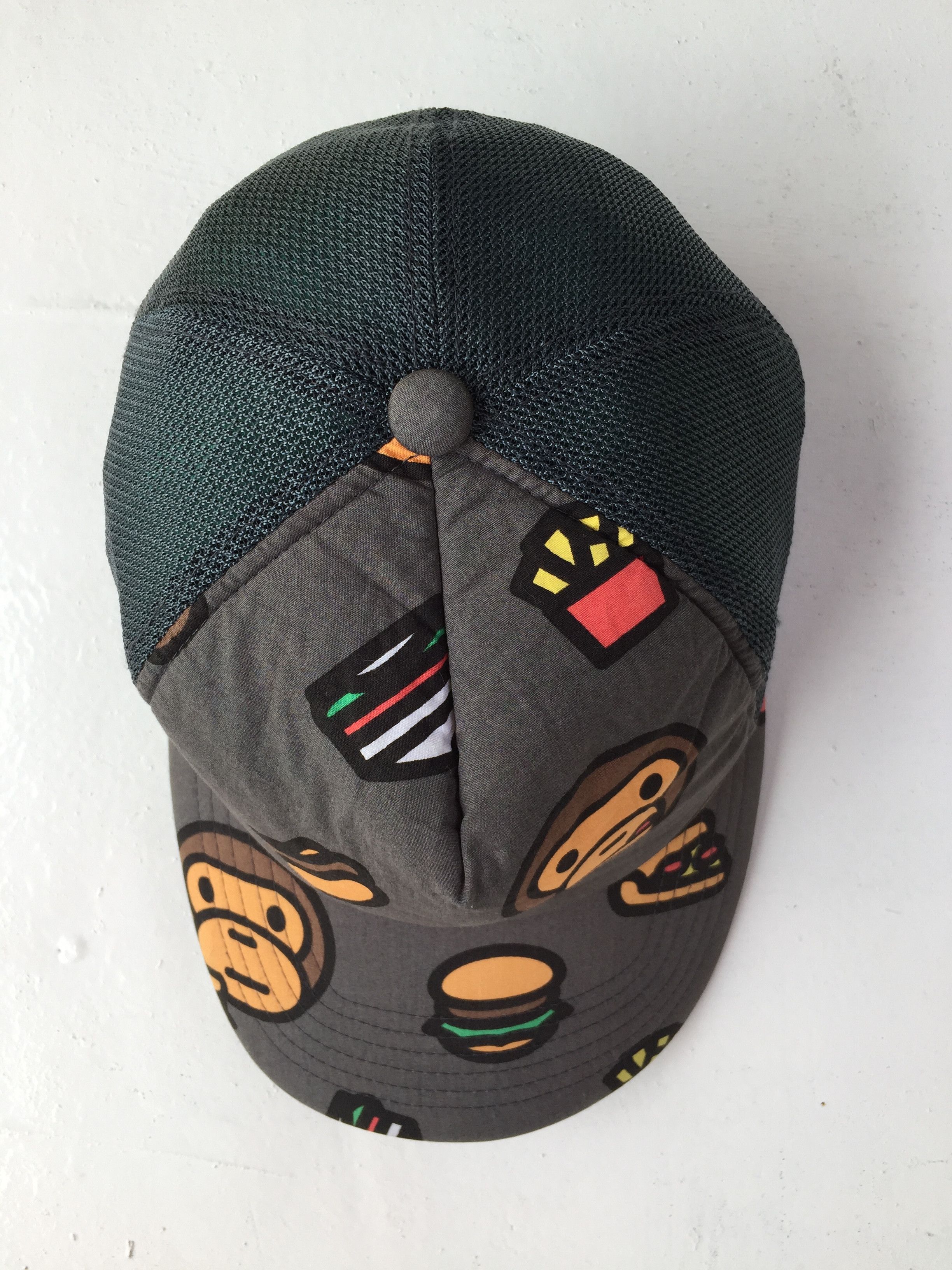 Bape BABY MILO JUNK FOOD MESH CAP Size ONE SIZE - 3 Thumbnail