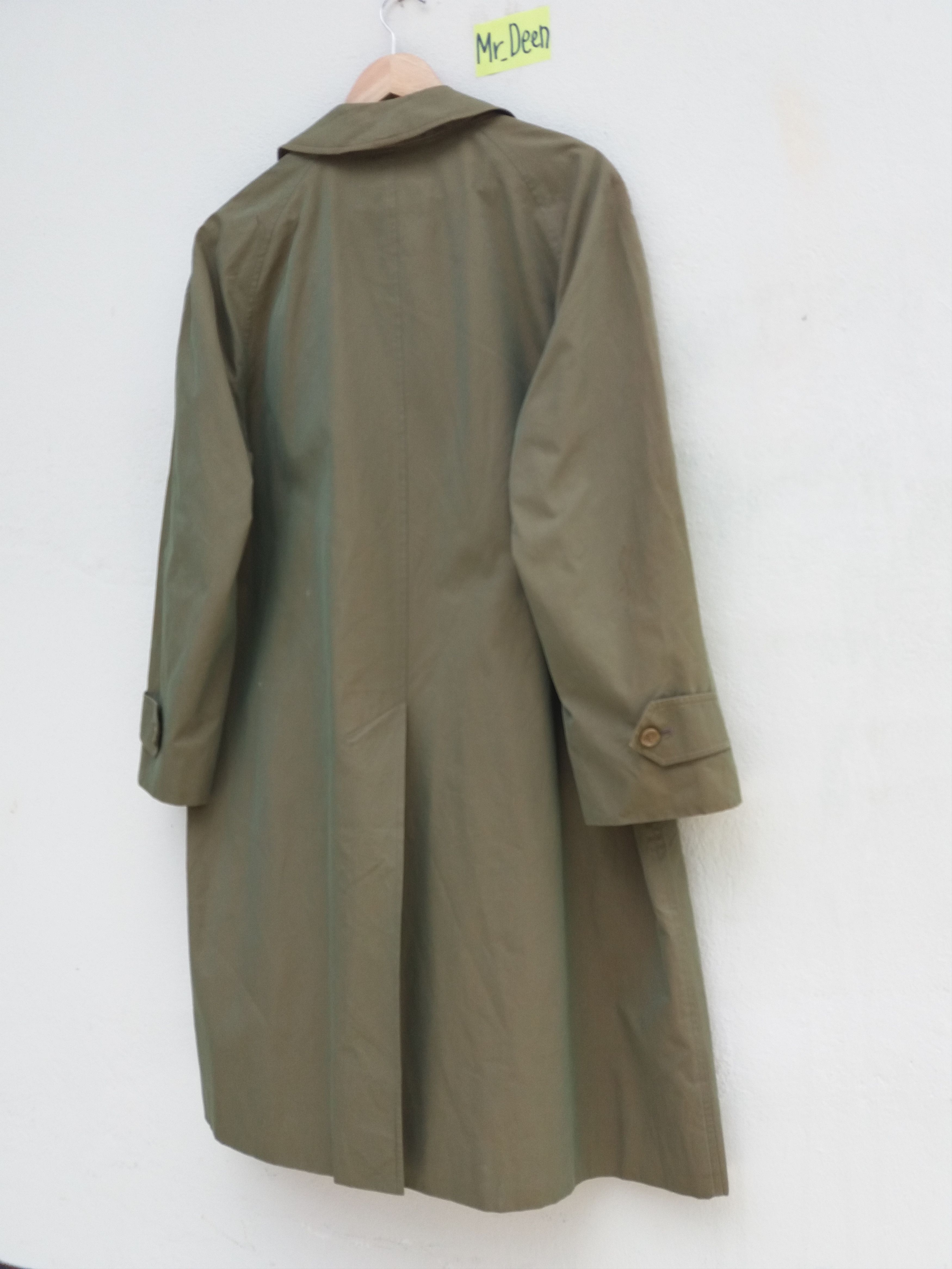 Burberry Burberrys Vintage Army Trench Coat Nova Check Lining Size US M / EU 48-50 / 2 - 5 Thumbnail