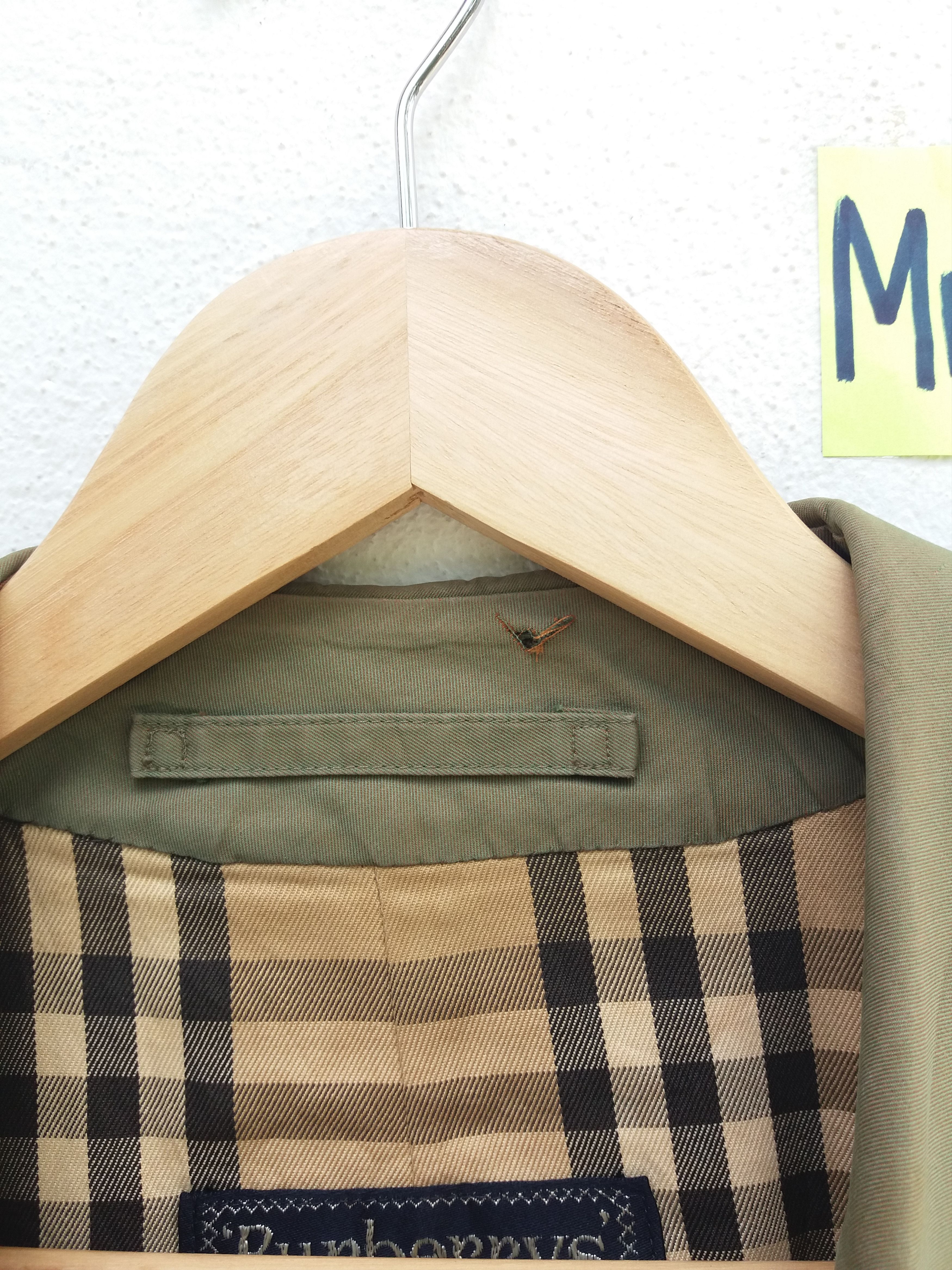 Burberry Burberrys Vintage Army Trench Coat Nova Check Lining Size US M / EU 48-50 / 2 - 10 Thumbnail