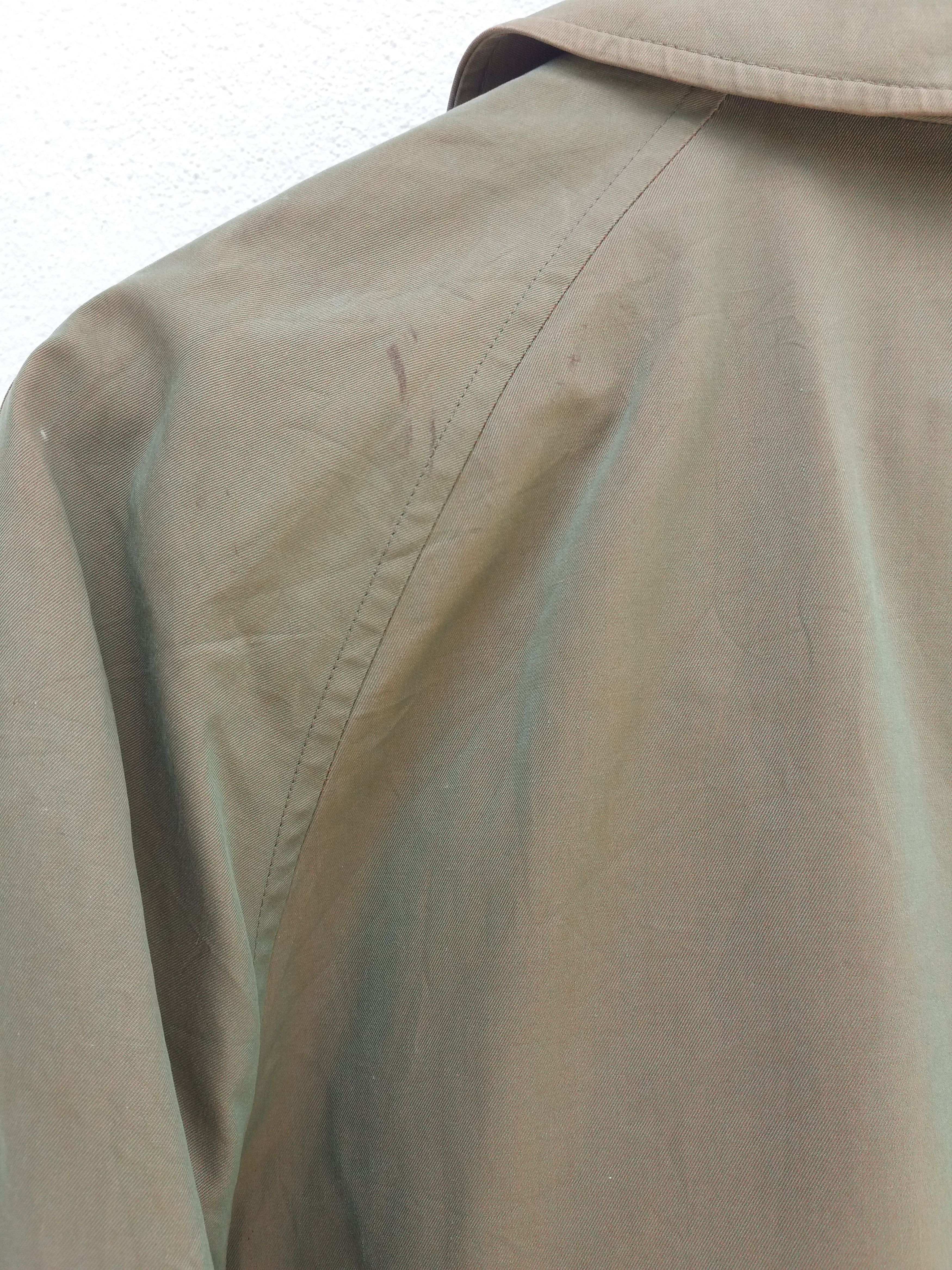 Burberry Burberrys Vintage Army Trench Coat Nova Check Lining Size US M / EU 48-50 / 2 - 14 Thumbnail