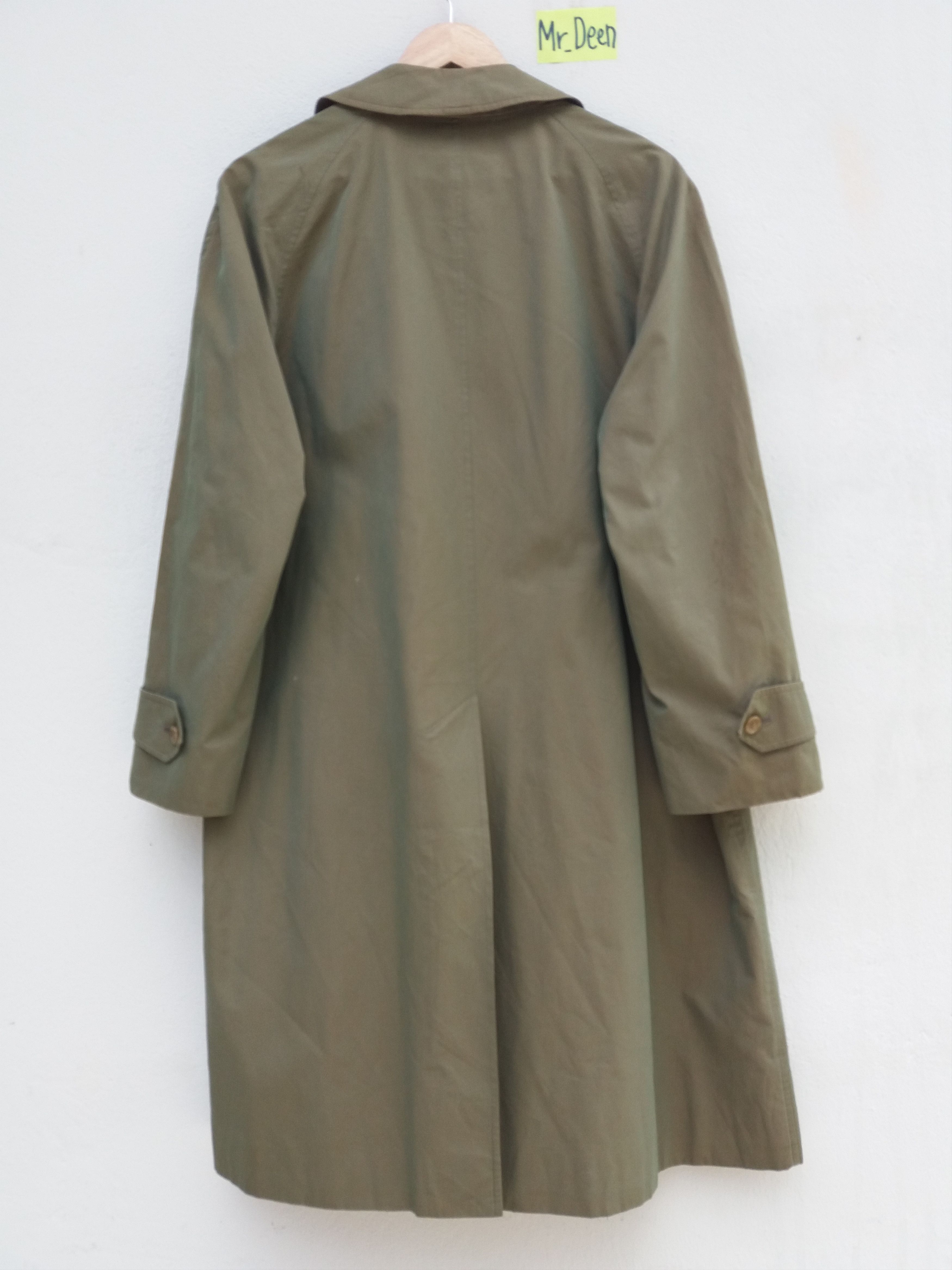 Burberry Burberrys Vintage Army Trench Coat Nova Check Lining Size US M / EU 48-50 / 2 - 4 Thumbnail