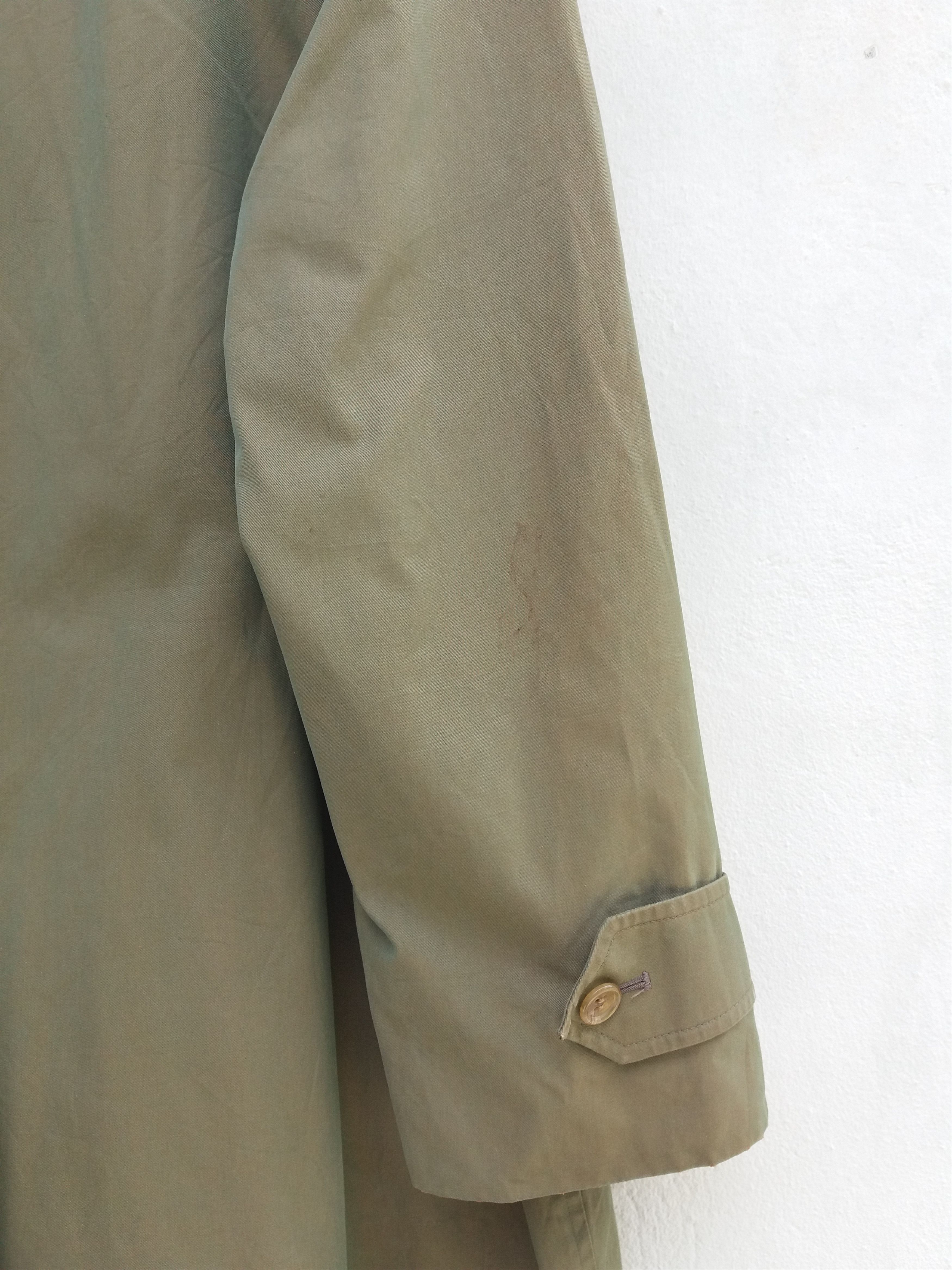 Burberry Burberrys Vintage Army Trench Coat Nova Check Lining Size US M / EU 48-50 / 2 - 13 Thumbnail
