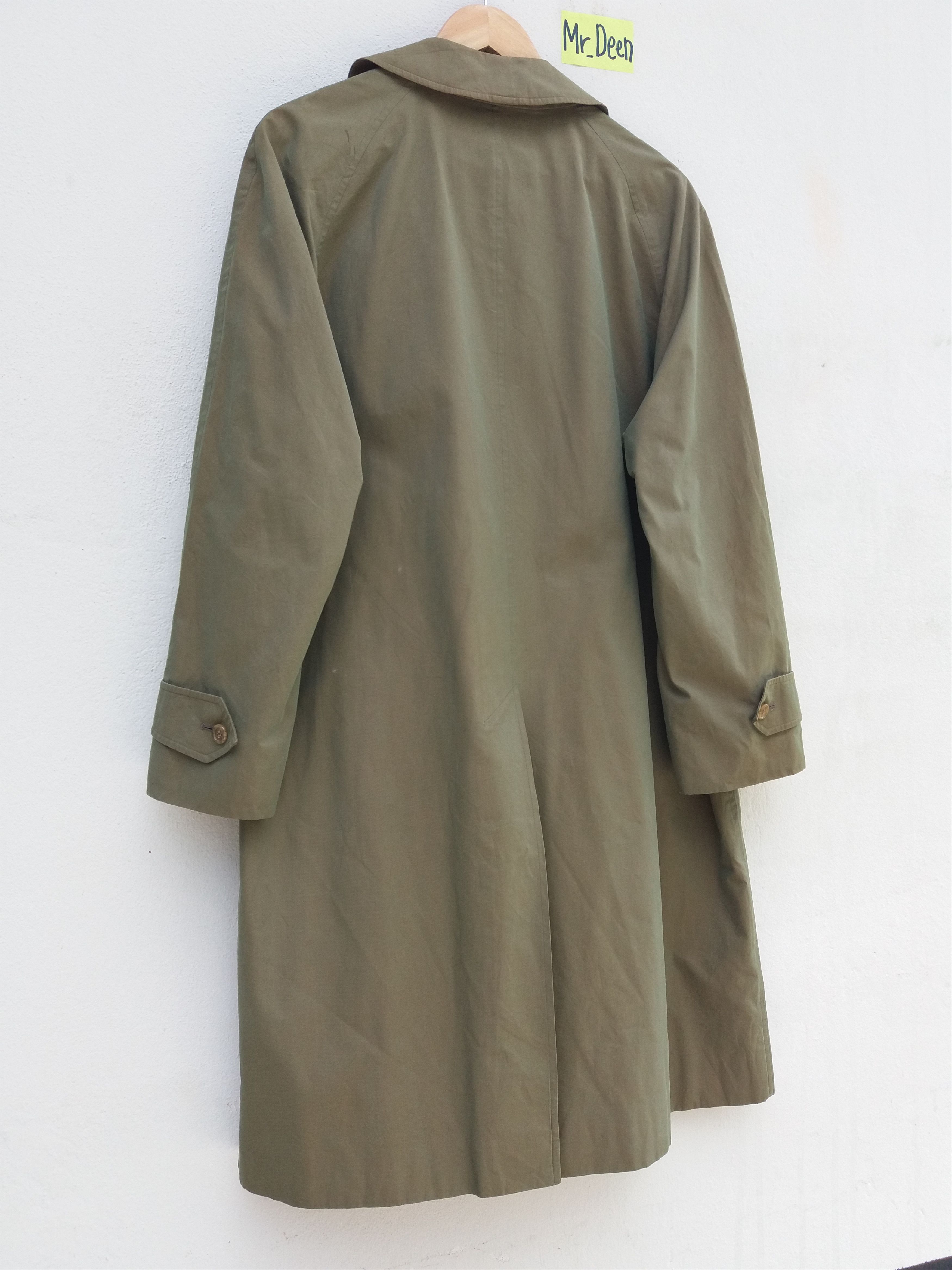 Burberry Burberrys Vintage Army Trench Coat Nova Check Lining Size US M / EU 48-50 / 2 - 6 Thumbnail