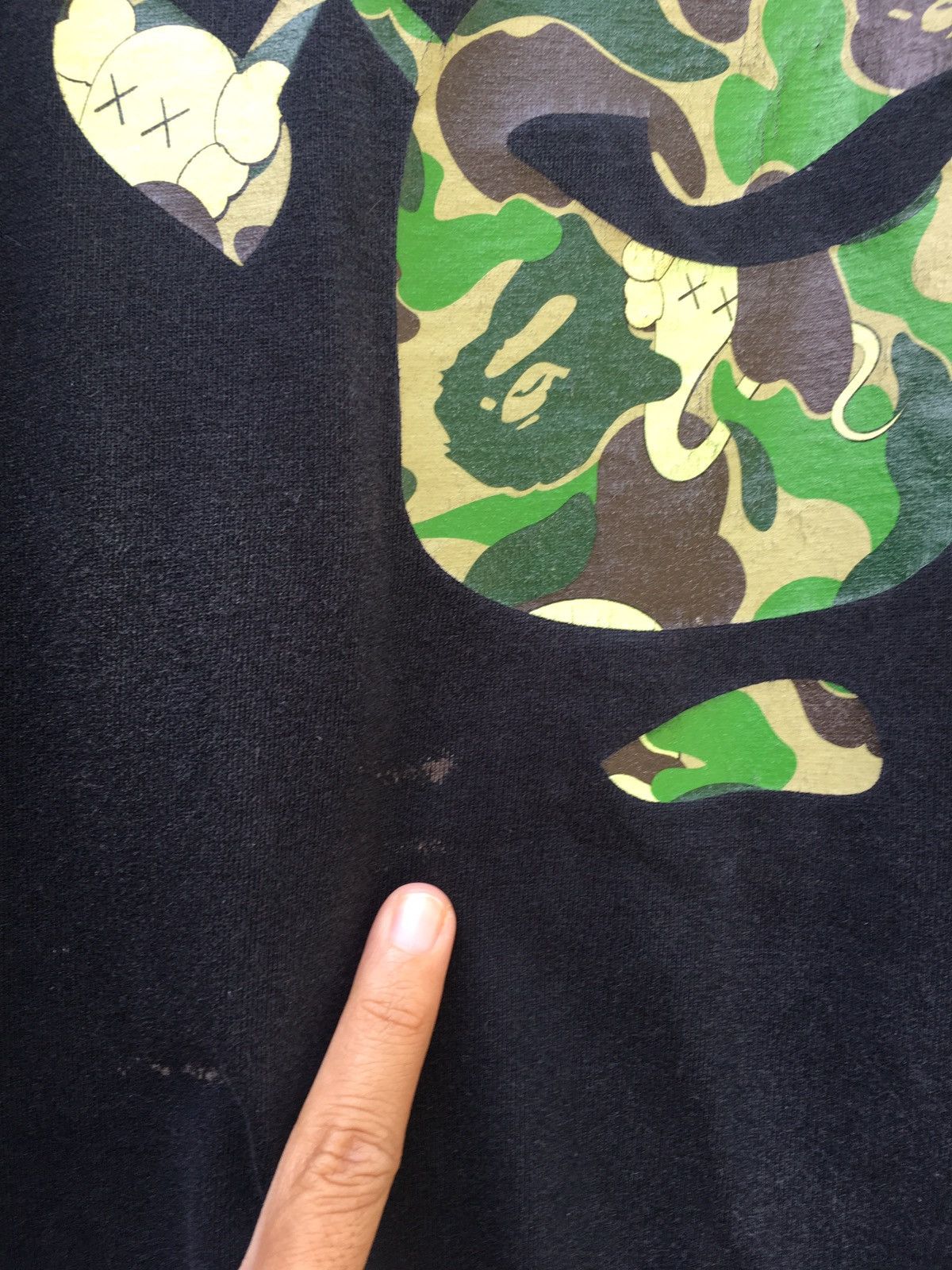 Bape × Kaws Bape x Kaws Ape Face Tee Size US L / EU 52-54 / 3 - 6 Thumbnail