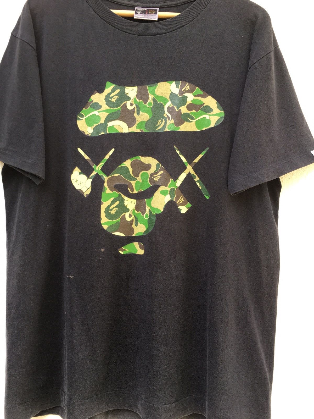 Bape × Kaws Bape x Kaws Ape Face Tee Size US L / EU 52-54 / 3 - 4 Thumbnail