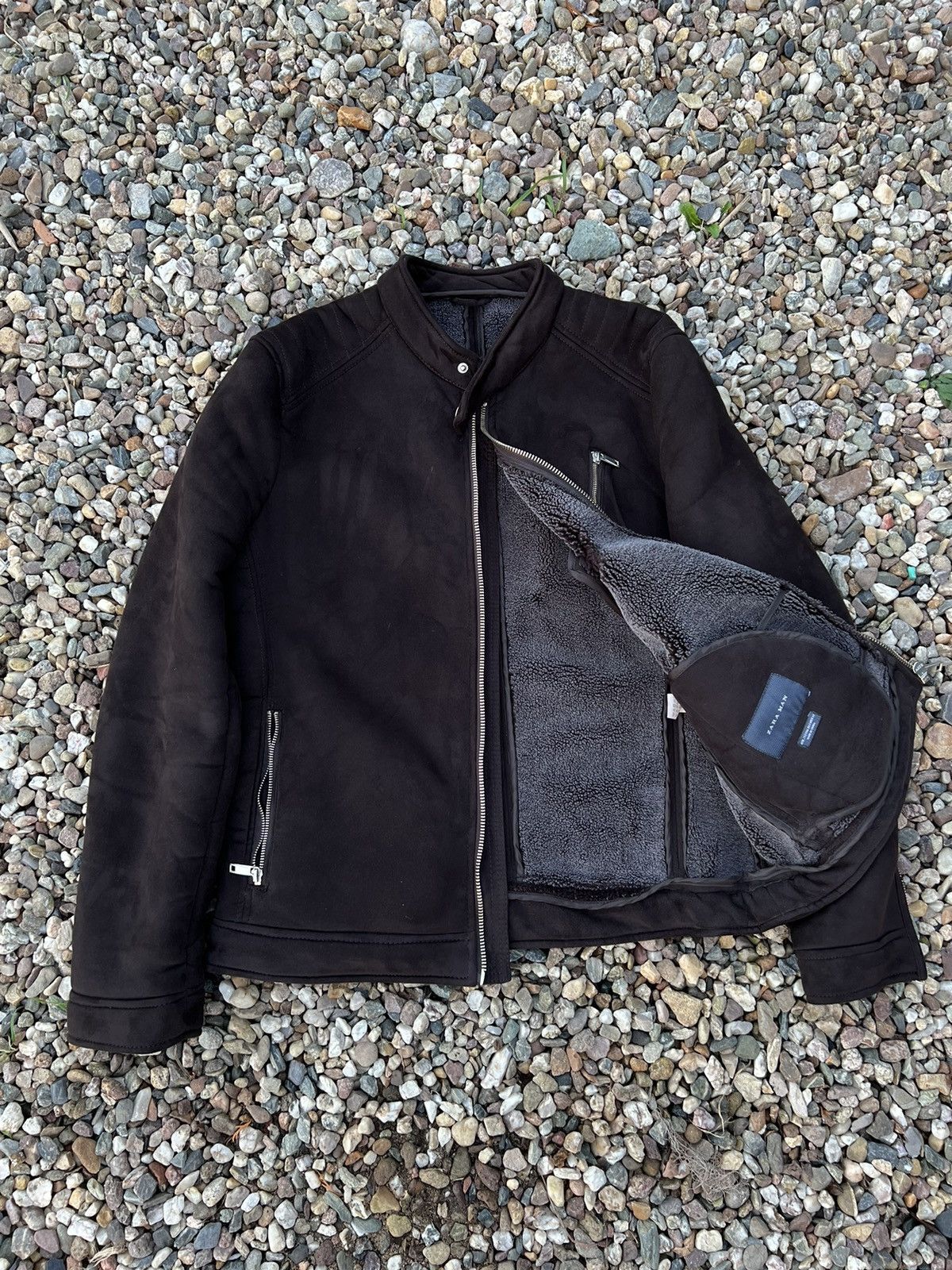 Other Zara avant garde eco shearling jacket Size US XL / EU 56 / 4 - 2 Thumbnail