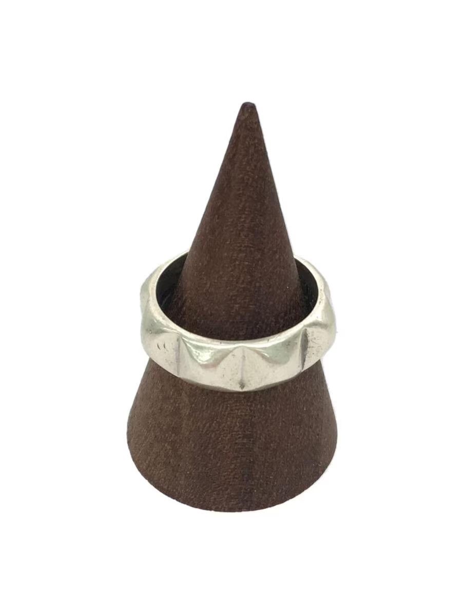 image of Hysteric Glamour 0.925 Studded Ring in Silver, Men's