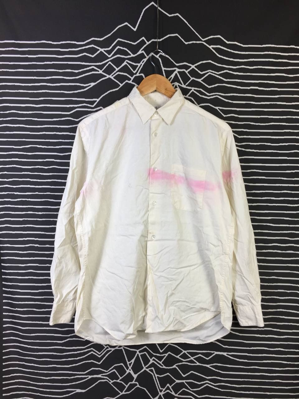 agnes b. Vtg Agnes B Homme Paris Classic Menswear Shirt Size US L / EU 52-54 / 3 - 2 Thumbnail