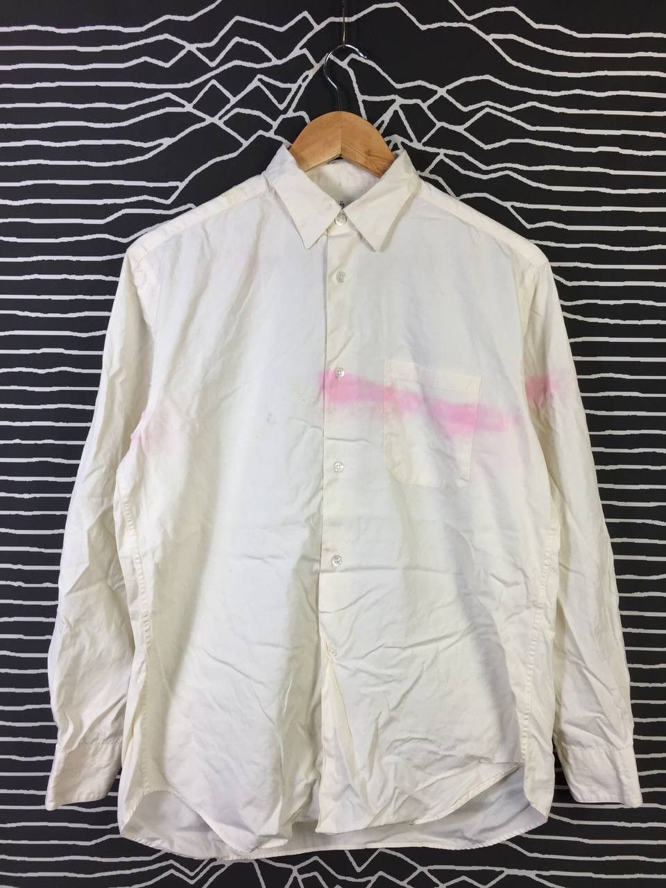 agnes b. Vtg Agnes B Homme Paris Classic Menswear Shirt Size US L / EU 52-54 / 3 - 1 Thumbnail