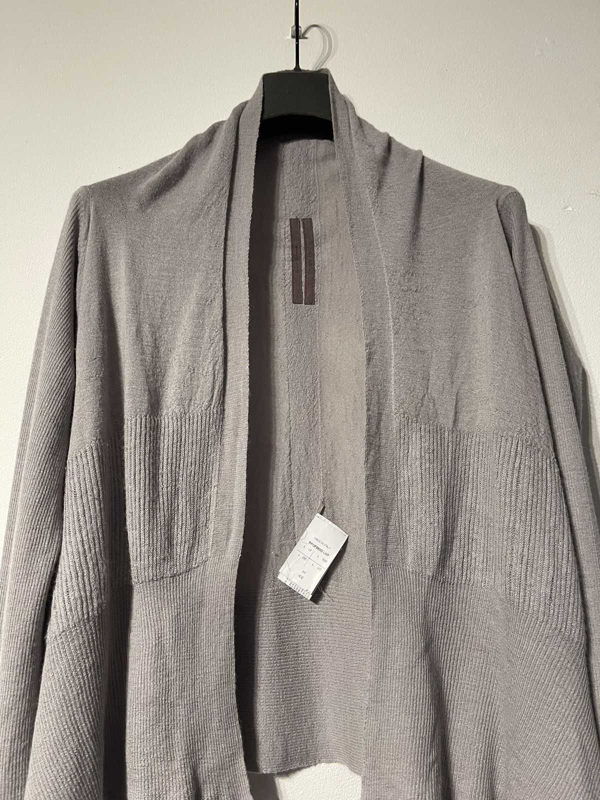 Rick Owens × Rick Owens Drkshdw Rick Owens Mainline 2013 Ice Alpaca Cardigan Size US M / EU 48-50 / 2 - 3 Thumbnail
