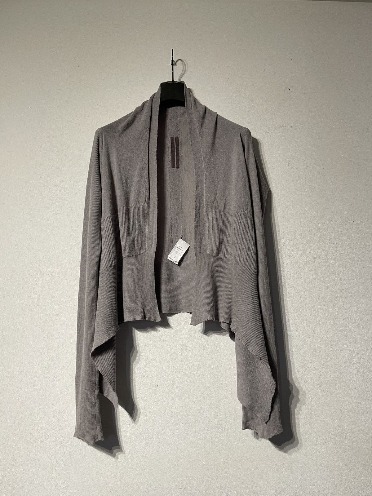 Rick Owens × Rick Owens Drkshdw Rick Owens Mainline 2013 Ice Alpaca Cardigan Size US M / EU 48-50 / 2 - 1 Thumbnail