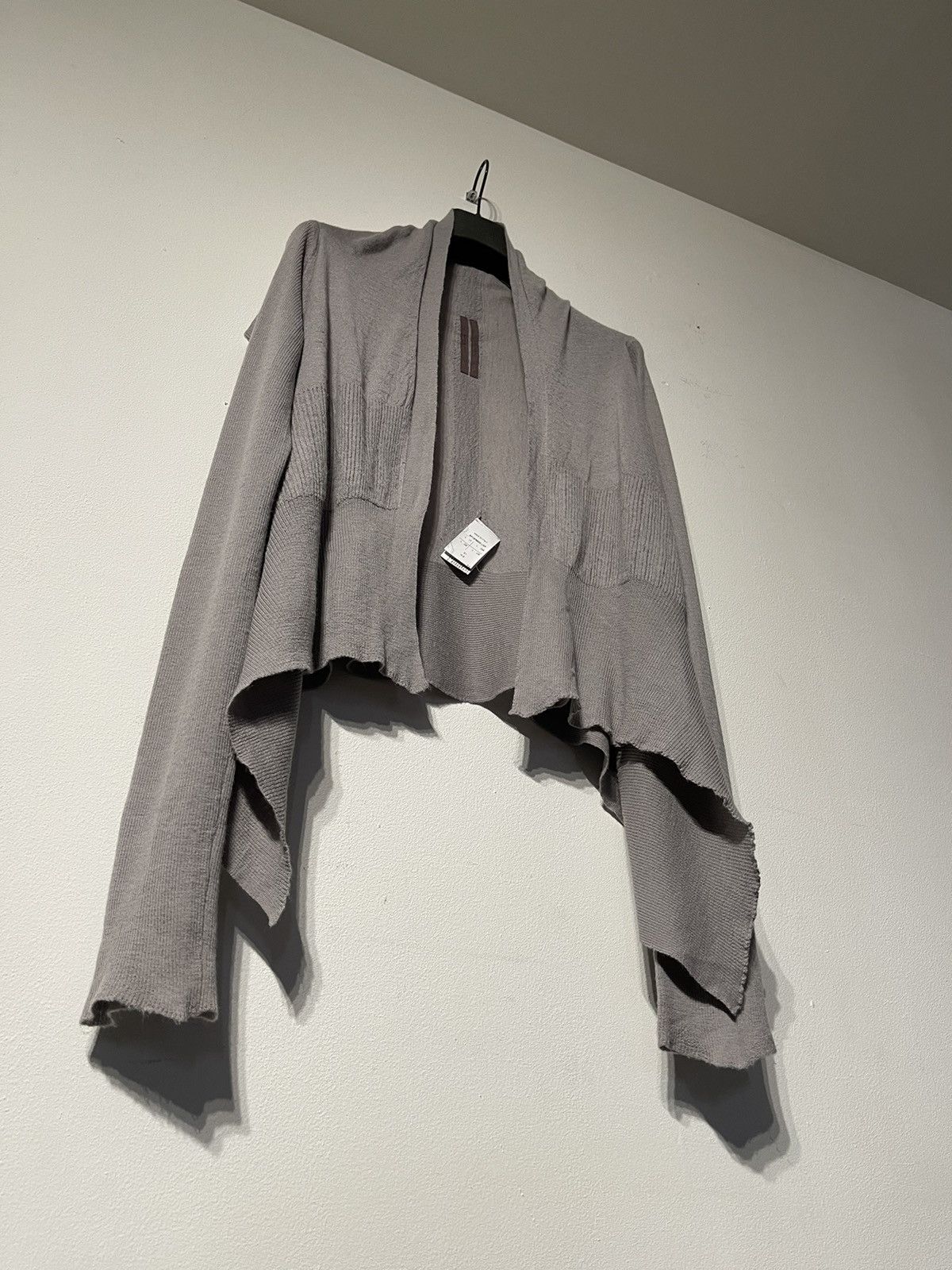 Rick Owens × Rick Owens Drkshdw Rick Owens Mainline 2013 Ice Alpaca Cardigan Size US M / EU 48-50 / 2 - 2 Thumbnail