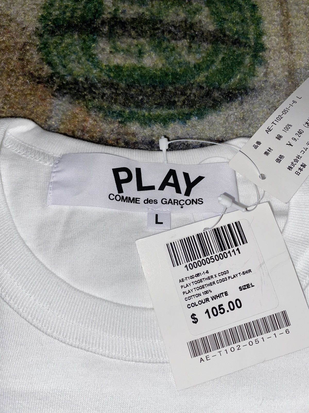 Comme des Garcons CDG Play Together T Shirt Size US L / EU 52-54 / 3 - 3 Thumbnail