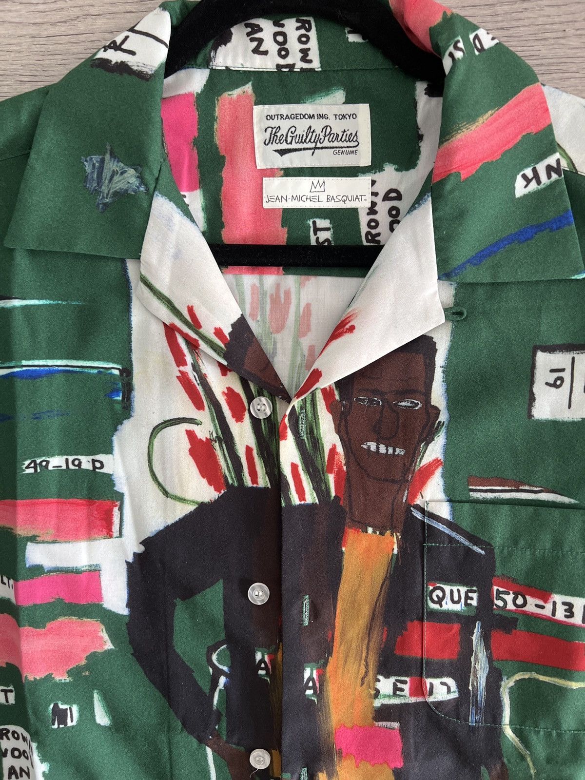 Jean-Michel Basquiat Jean-Michel Basquiat WACKO MARIA Guilty Parties Shirt RARE Size US L / EU 52-54 / 3 - 2 Thumbnail
