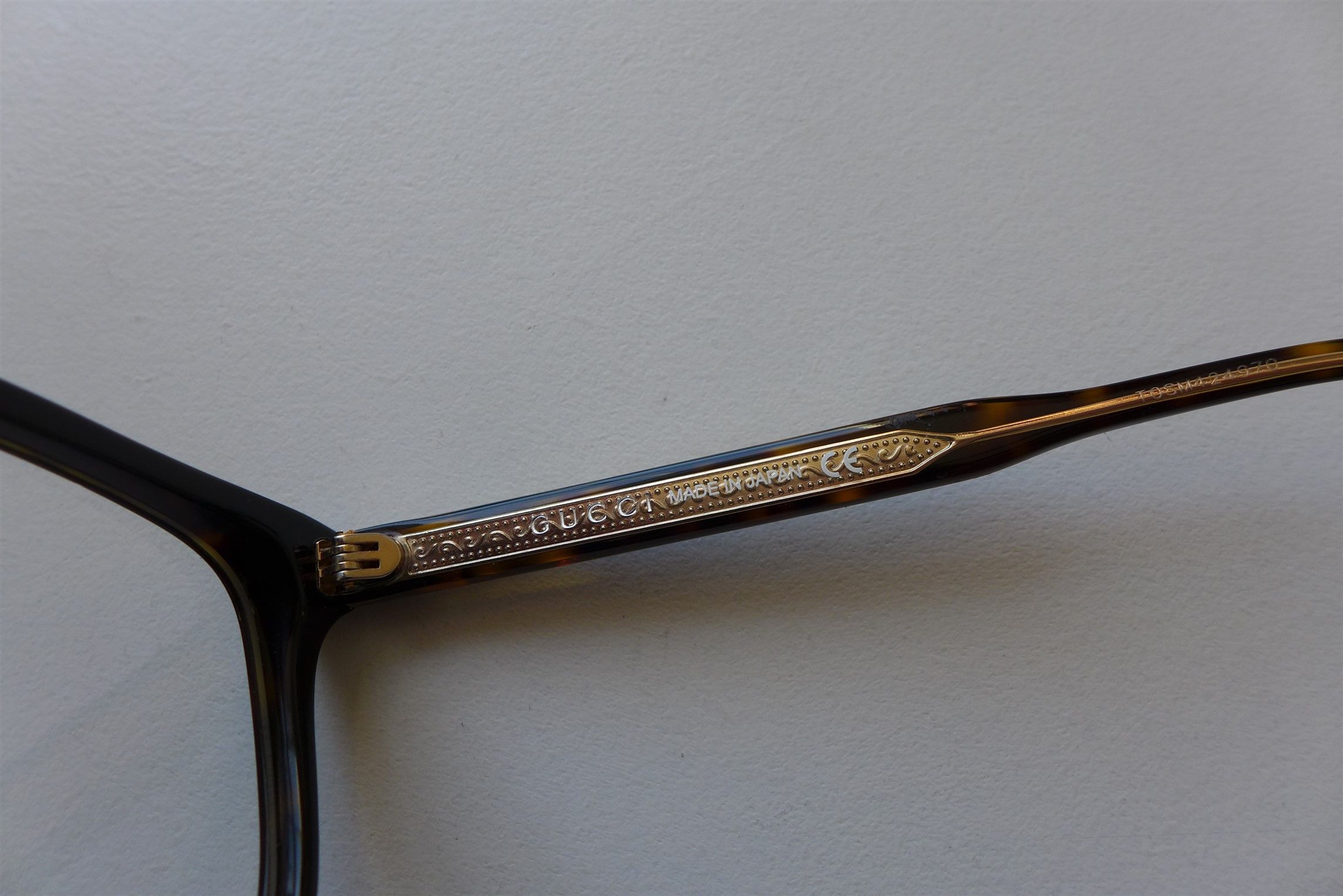 Gucci Gucci Japanese Collection Square Glasses - Dark Havana Size ONE SIZE - 14 Thumbnail