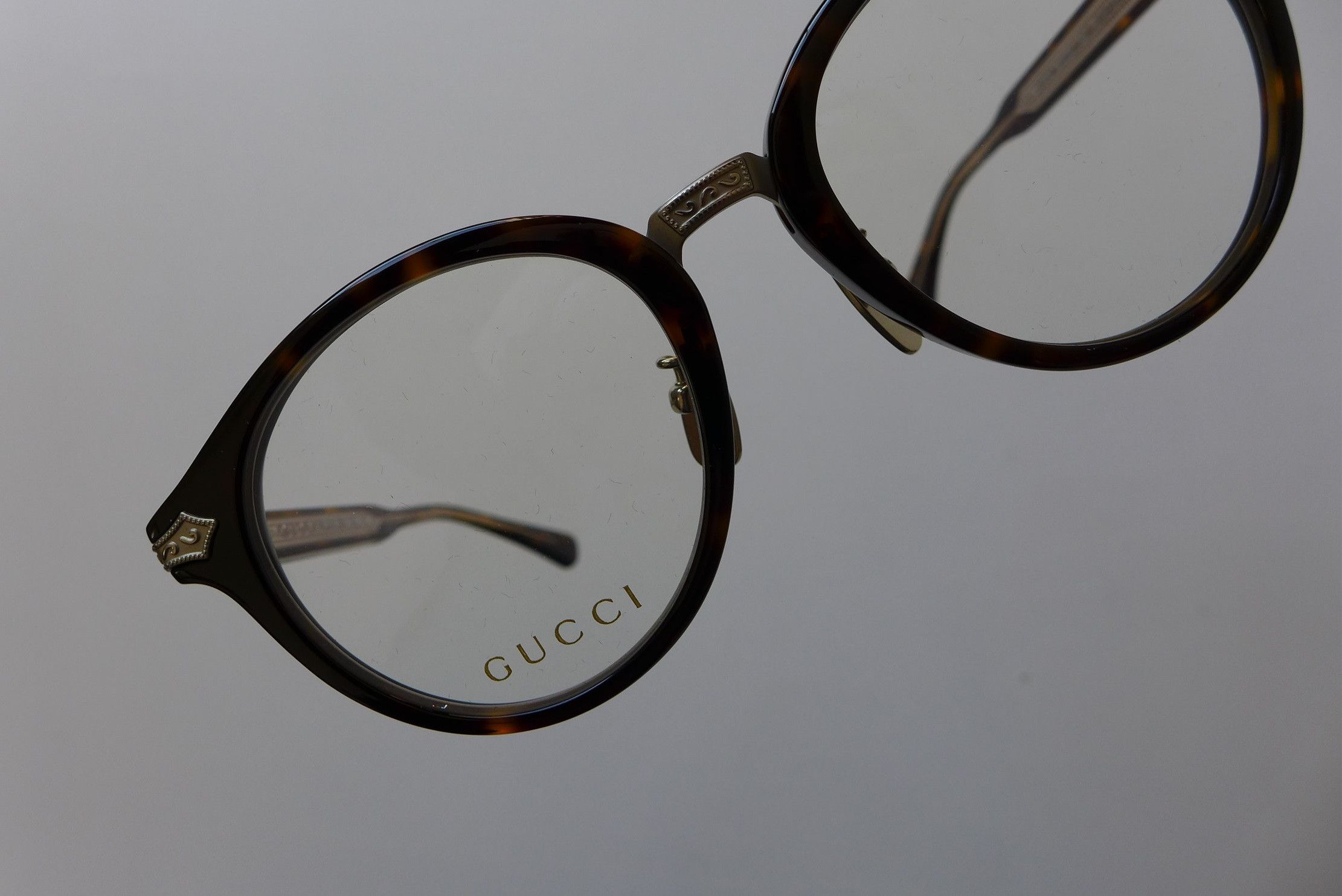 Gucci Gucci Japanese Collection Round Glasses -- Havana Size ONE SIZE - 18 Thumbnail
