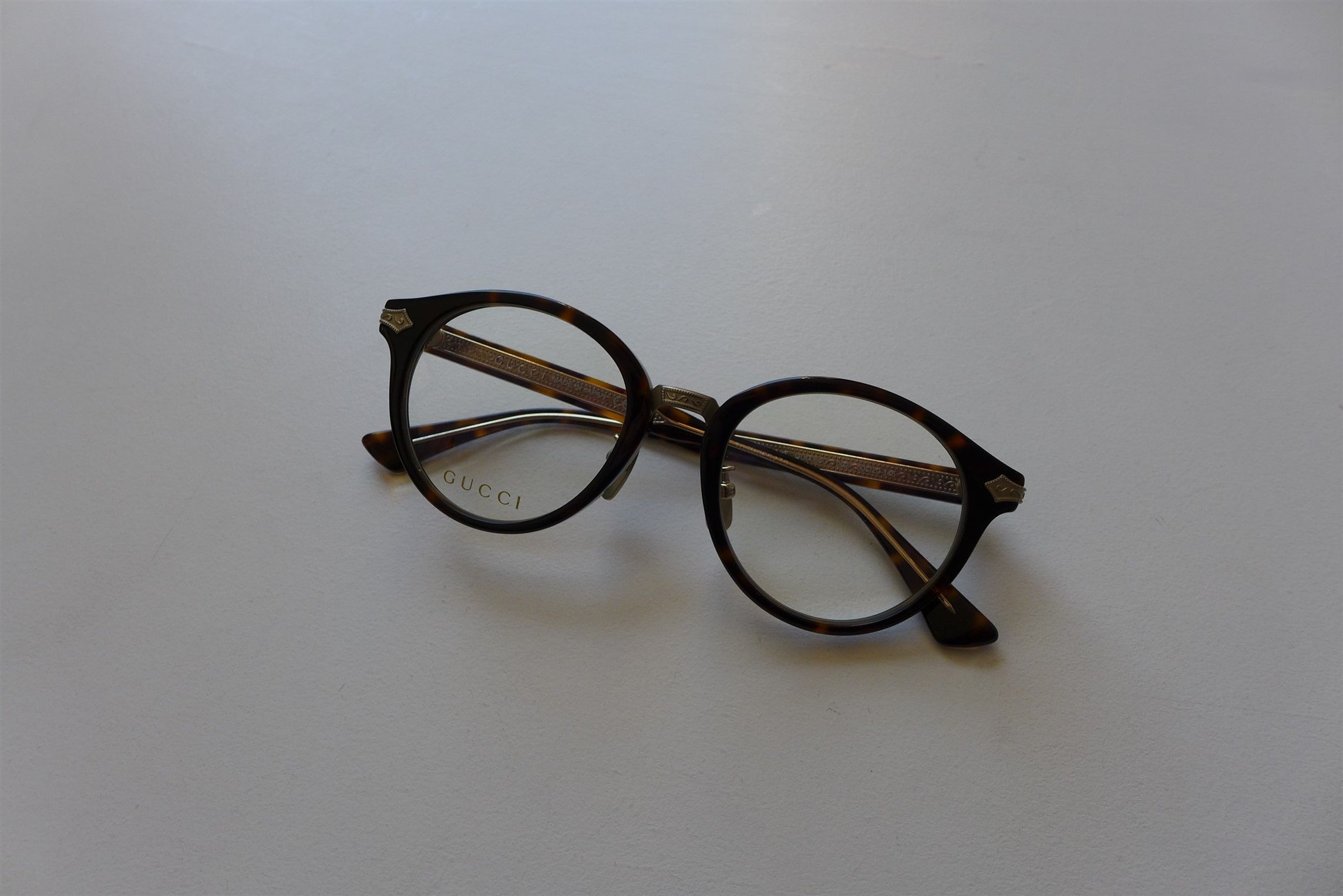 Gucci Gucci Japanese Collection Round Glasses -- Havana Size ONE SIZE - 6 Thumbnail