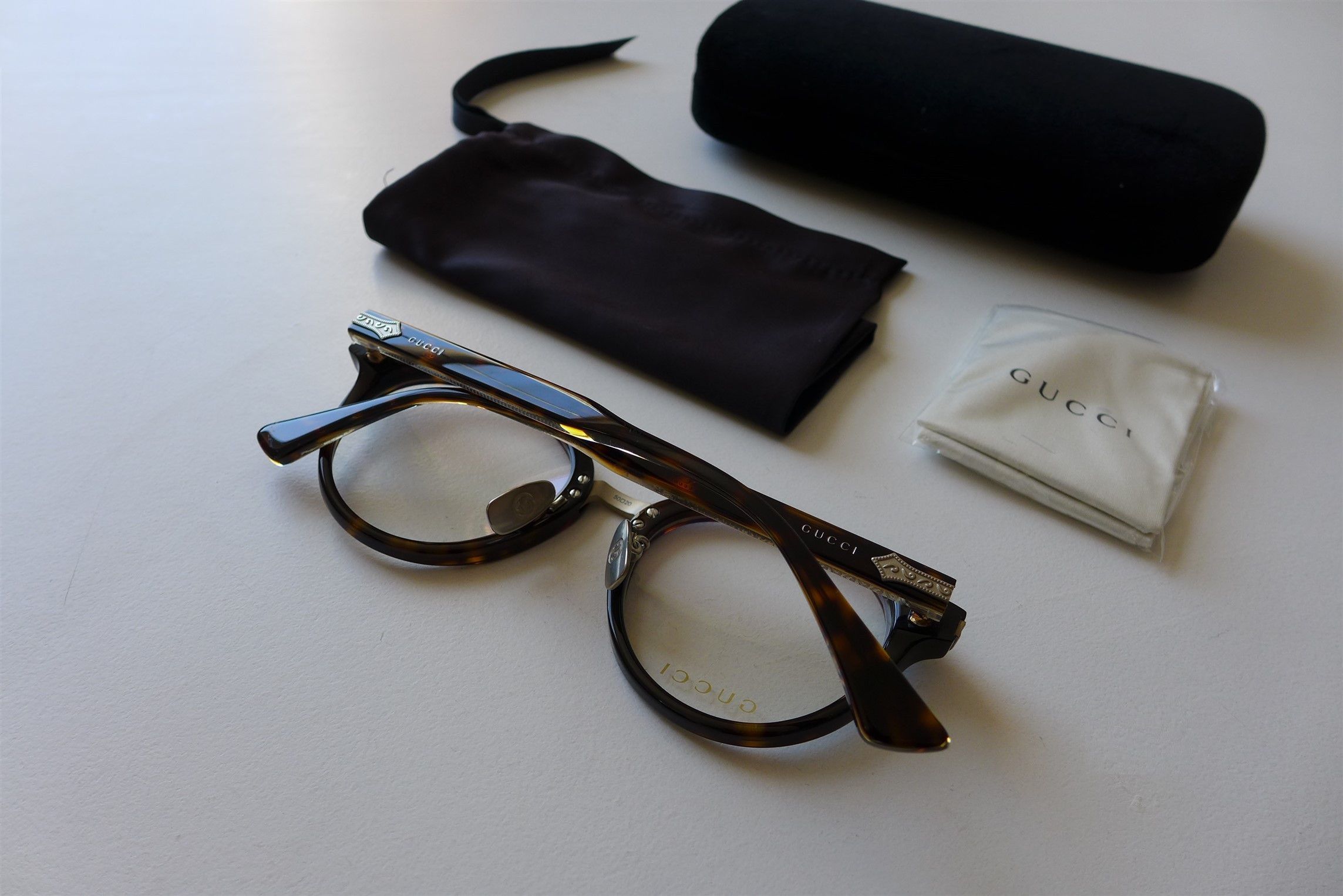 Gucci Gucci Japanese Collection Round Glasses -- Havana Size ONE SIZE - 3 Thumbnail