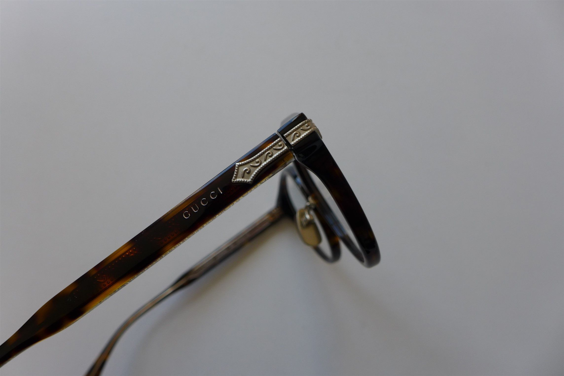 Gucci Gucci Japanese Collection Round Glasses -- Havana Size ONE SIZE - 13 Thumbnail