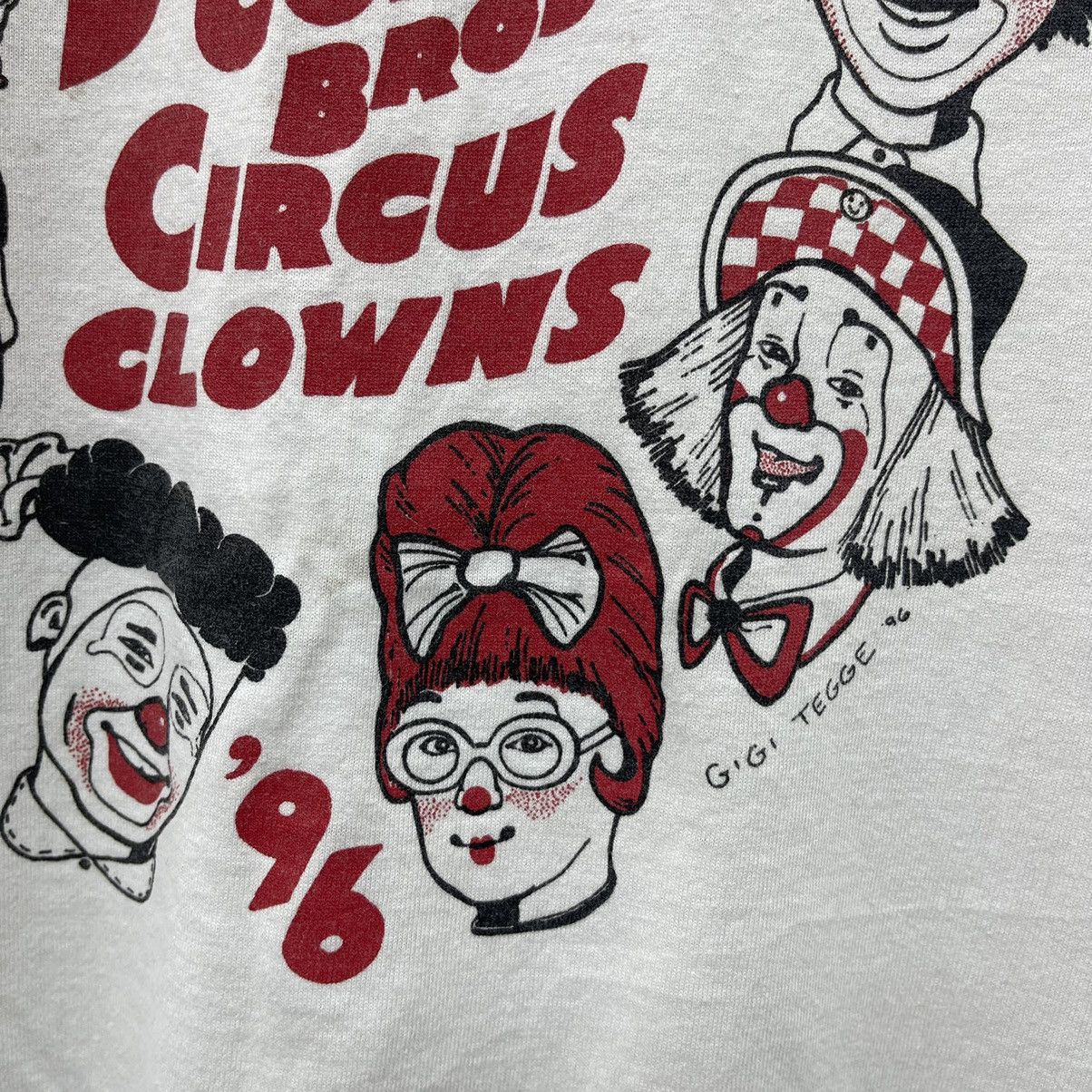 Beauty Beast × Fruit Of The Loom × Vintage Vintage 90s Clyde Beatyy Cole Bros Circus Clowns 96 Size US L / EU 52-54 / 3 - 3 Thumbnail