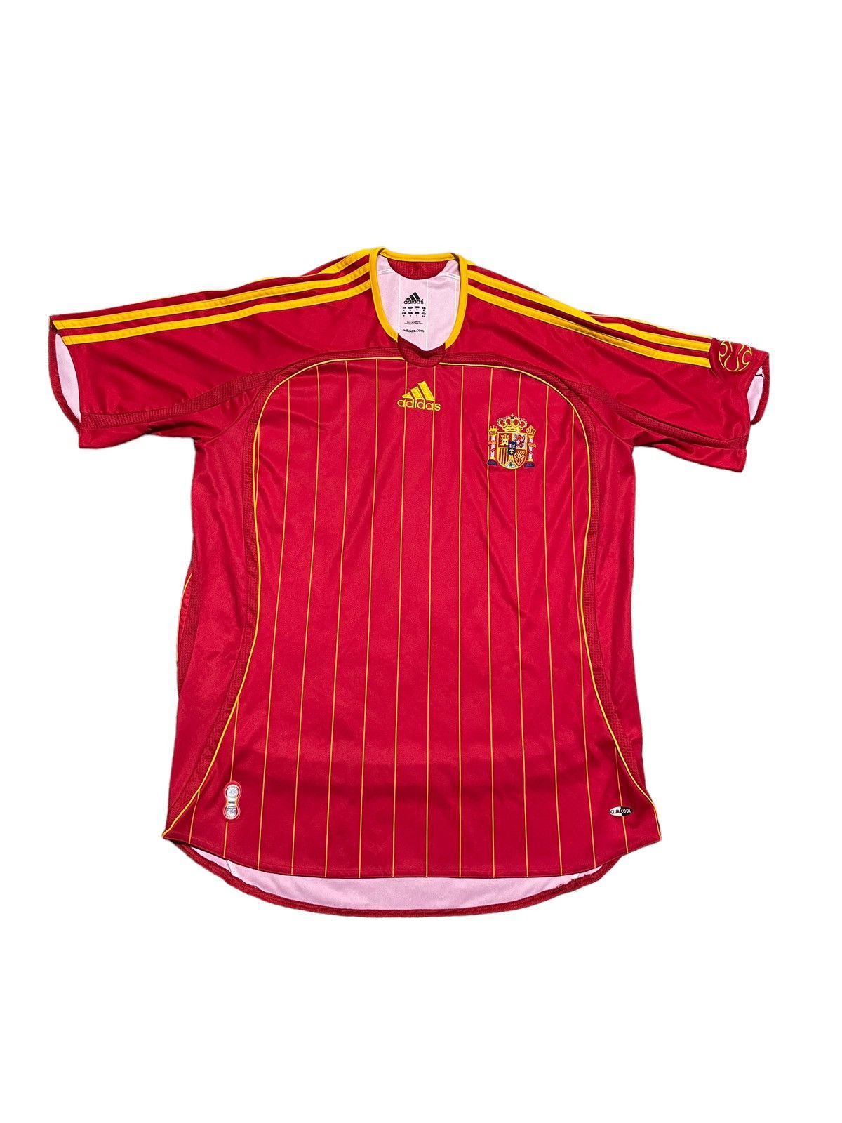Vintage Adidas Spain 2006 World Cup Home Soccer Jersey