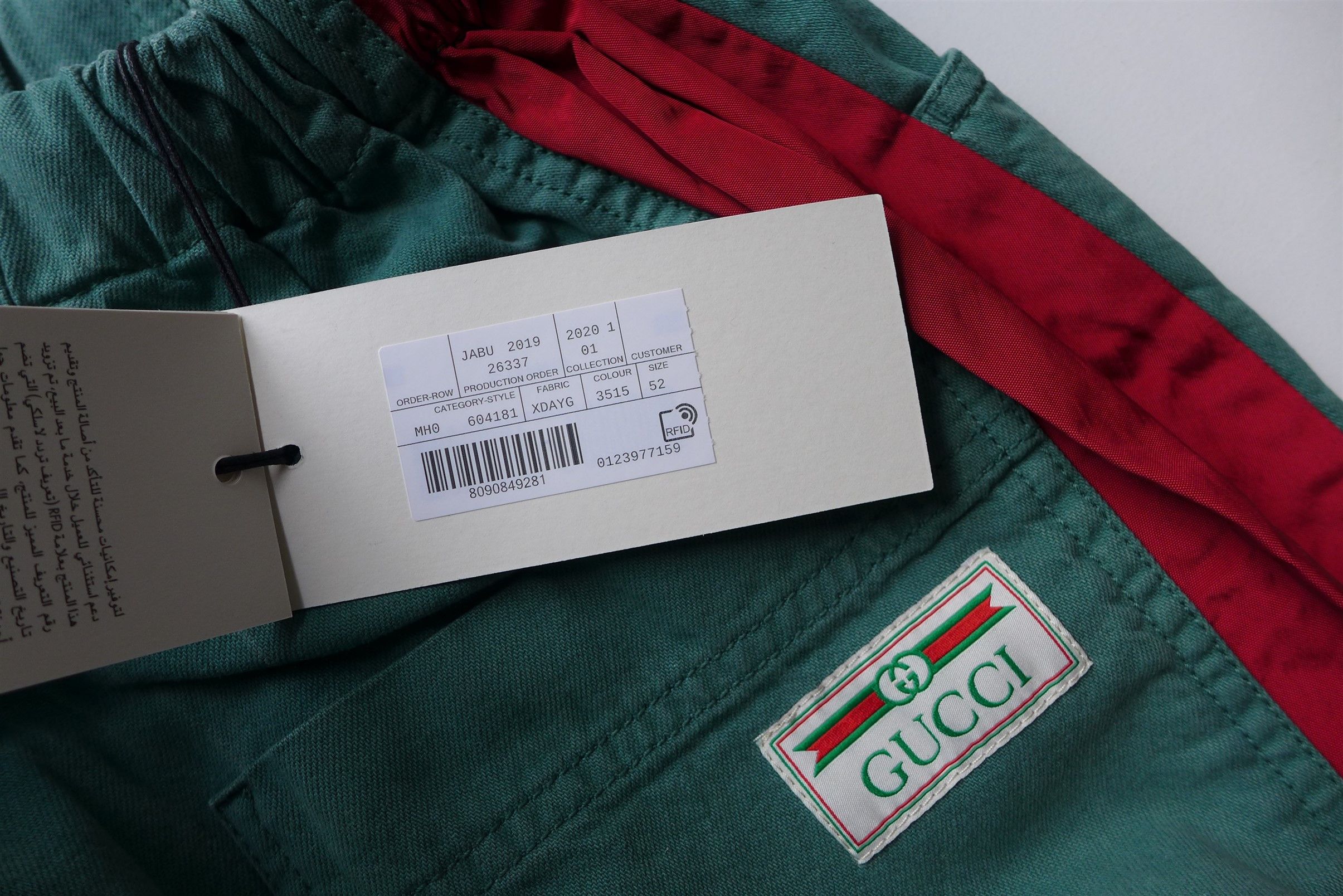 Gucci Gucci Web Stripe Track Pants - Stonewashed Green Denim Size US 36 / EU 52 - 20 Thumbnail